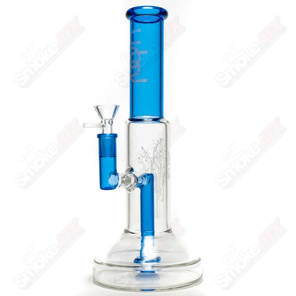 Glass hybrid tube by Urbal Technologies, designed for laboratory beaker use, with a clear cylindrical shape and precise measurements.