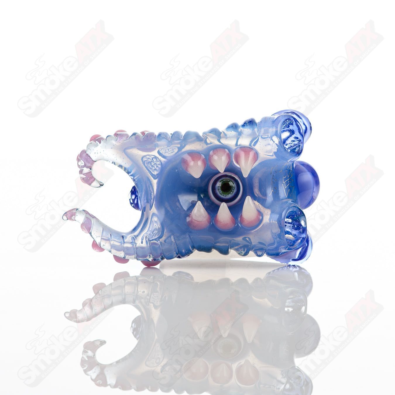 UV Double Sided Pendant (Lotus Red Exotic/Rust/Citrine) Aquarius x SALT - Smoke ATX