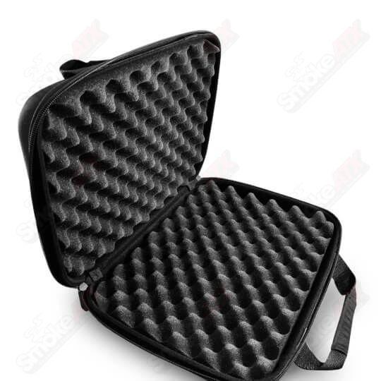 Black Vatra Bags protective case measuring 12 by 9 inches, designed to safeguard electronic devices or accessories.
