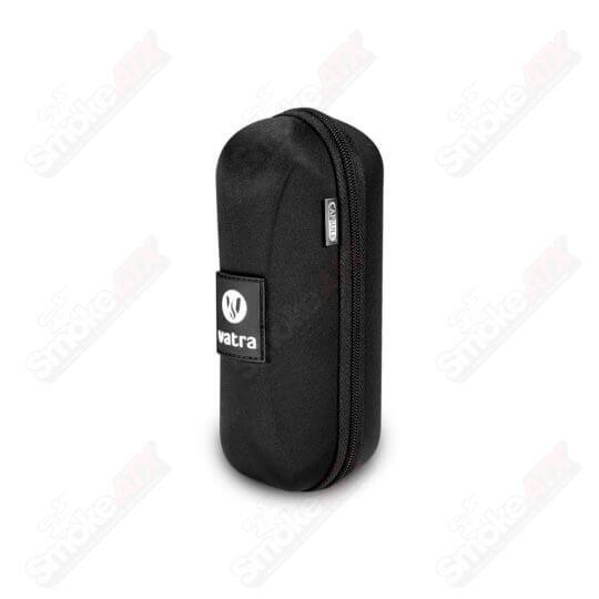 Black Vatra Bags 6-inch Capsule protection case, durable and compact for safe storage of small electronic devices.