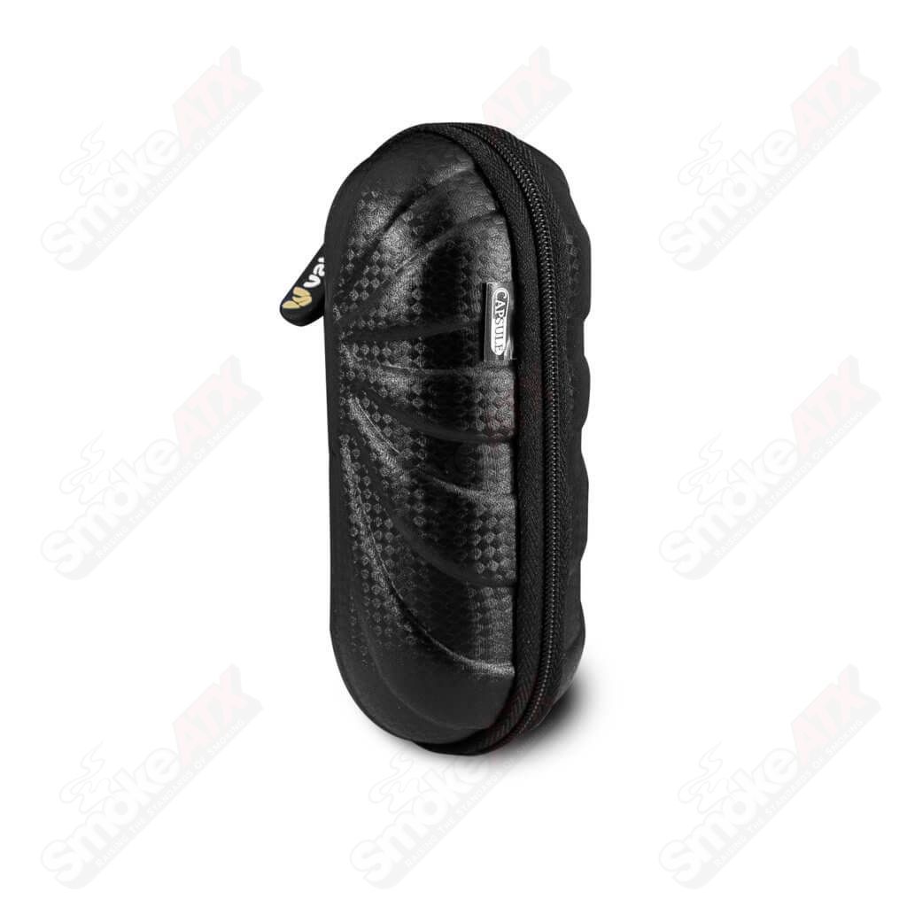 Vatra Bags Diamond Black 6-inch capsule protection case, sleek and durable for safeguarding valuables.