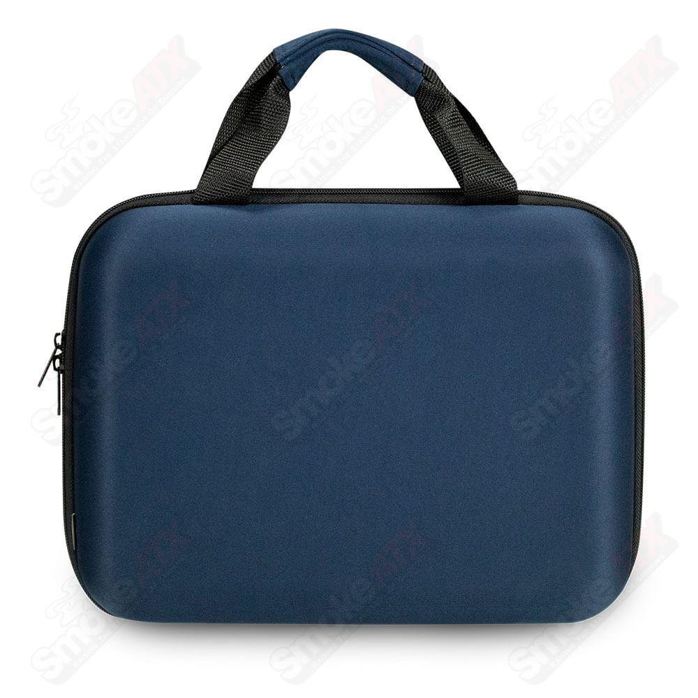Vatra Bags navy protection case measuring 12x9 inches, designed for safe storage and transport of electronic devices or accessories.