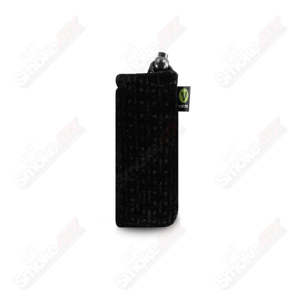 Black velvet Vatra Bags V02 5.5-inch drawstring protection case with soft interior and secure closure.