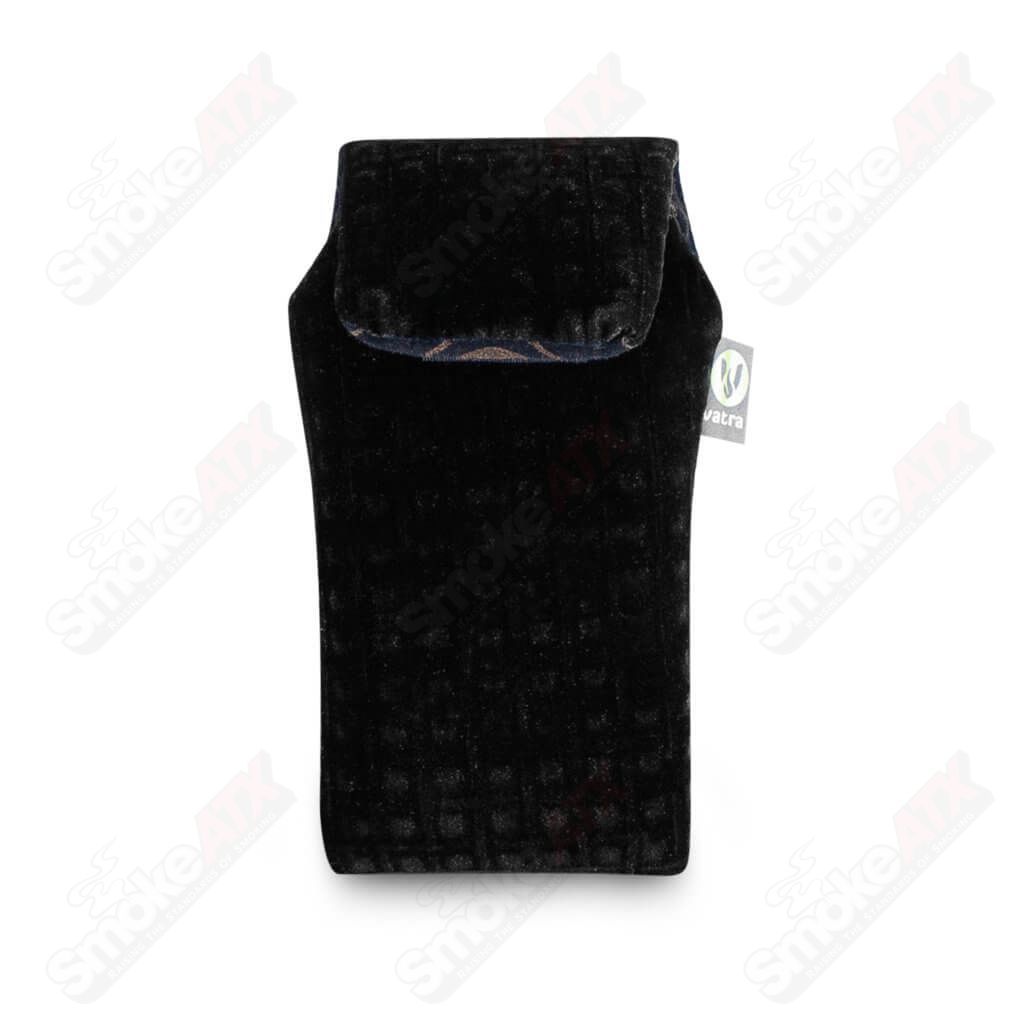 Vatra Bags Velvet Black V04 6-inch Velcro protection case with soft velvet exterior and secure Velcro closure.