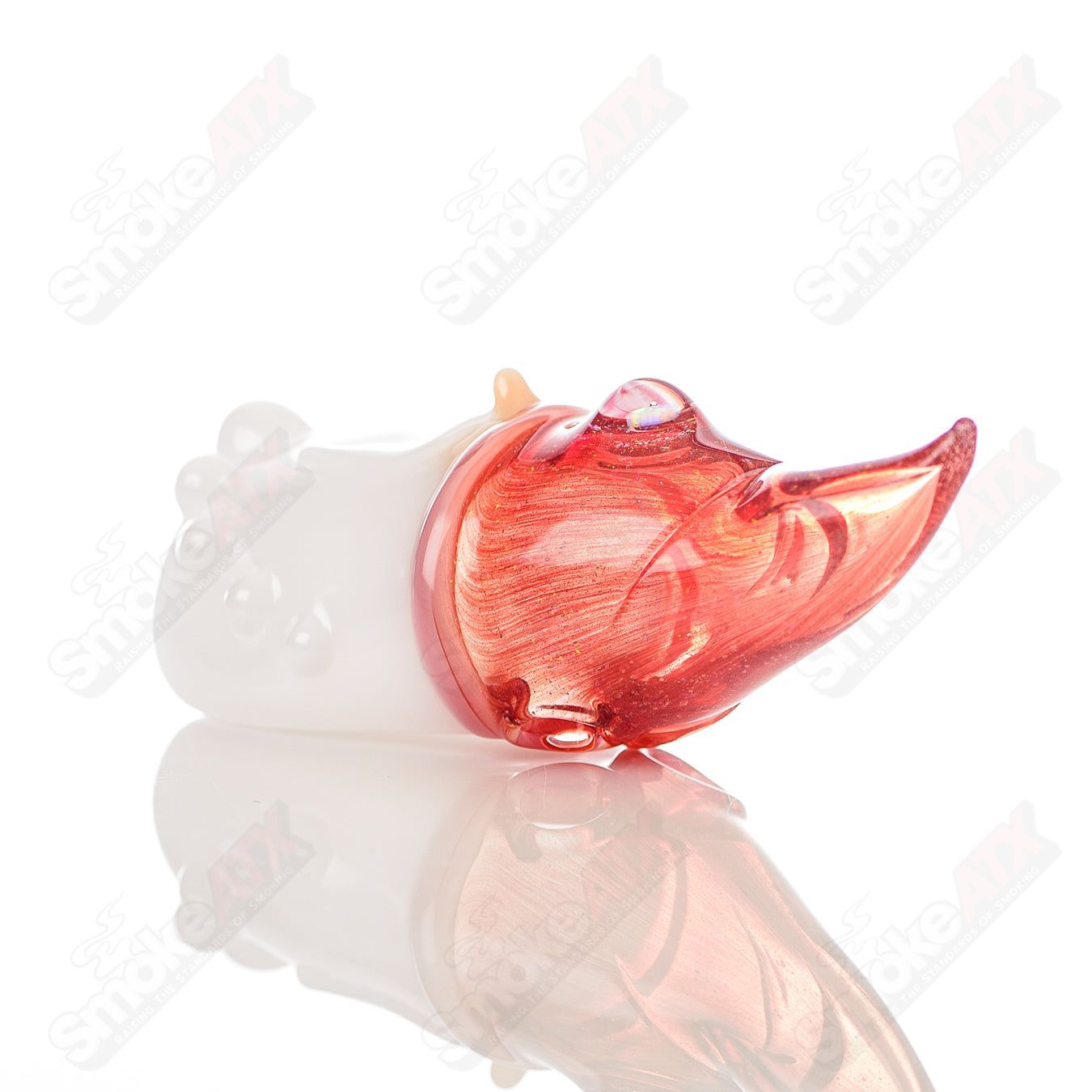 Handcrafted Wizard Pendant by Phil Siegel Glass featuring intricate glasswork and detailed wizard design.