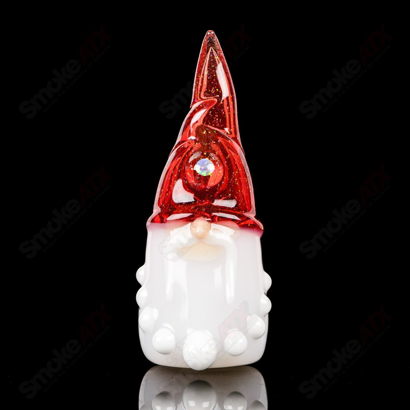 Colorful Wizard Pendant by Phil Siegel Glass, handcrafted heady glass jewelry featuring intricate wizard design.