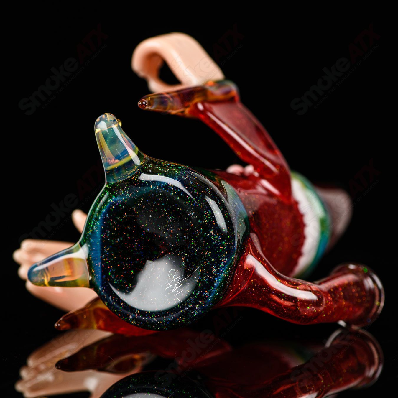 Phil Siegel Wizard Rig Classic, a colorful heady glass concentrate rig with intricate design and durable build.