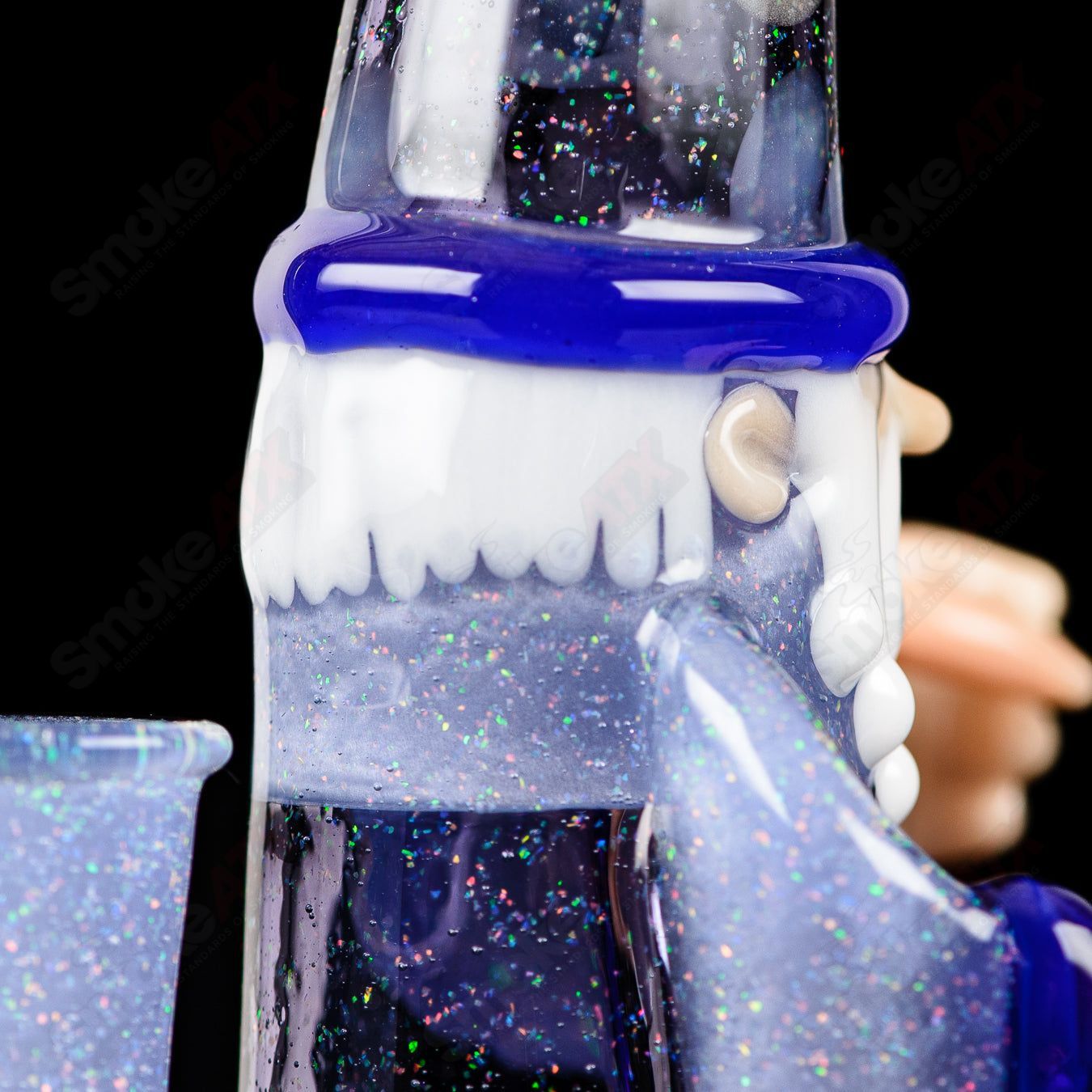 Phil Siegel Glass Wizard Rig Stargazer, heady glass concentrate rig with intricate design and vibrant colors.