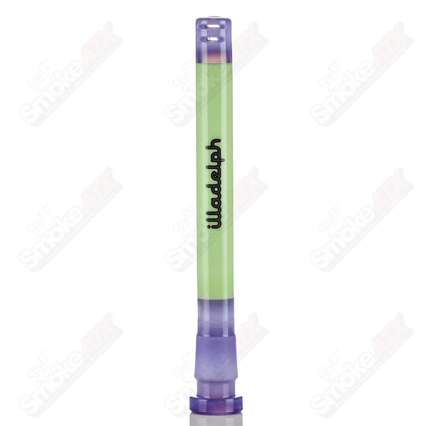 Illadelph Encalmo Downstem (Milky Purple/Mint Green/Black & Silver Label) - Smoke ATX