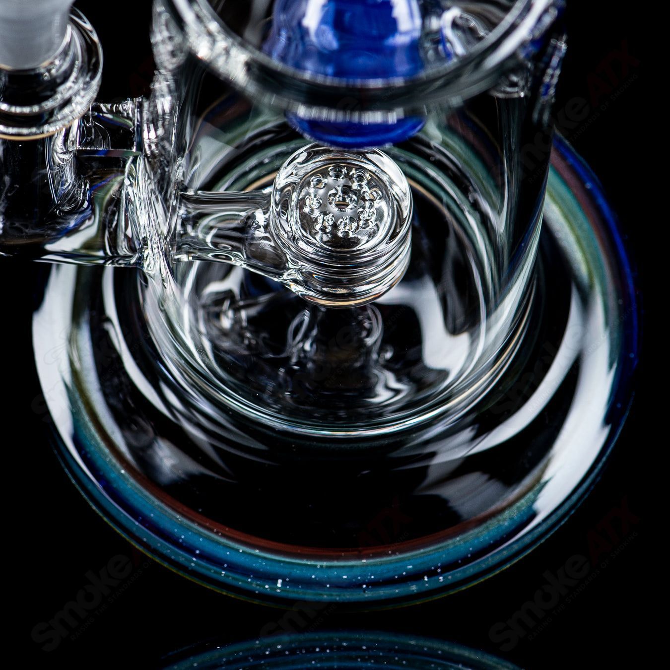 Colorful 10mm Jetperc Full Color Ball by Toro Glass, a heady concentrate rig with vibrant glass artistry.