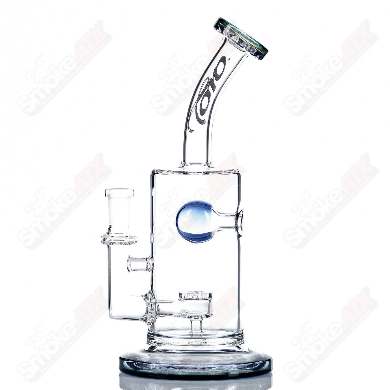 Colorful Toro Jetperc 10mm glass ball concentrate rig with vibrant full-color design, designed for flavorful dabbing.
