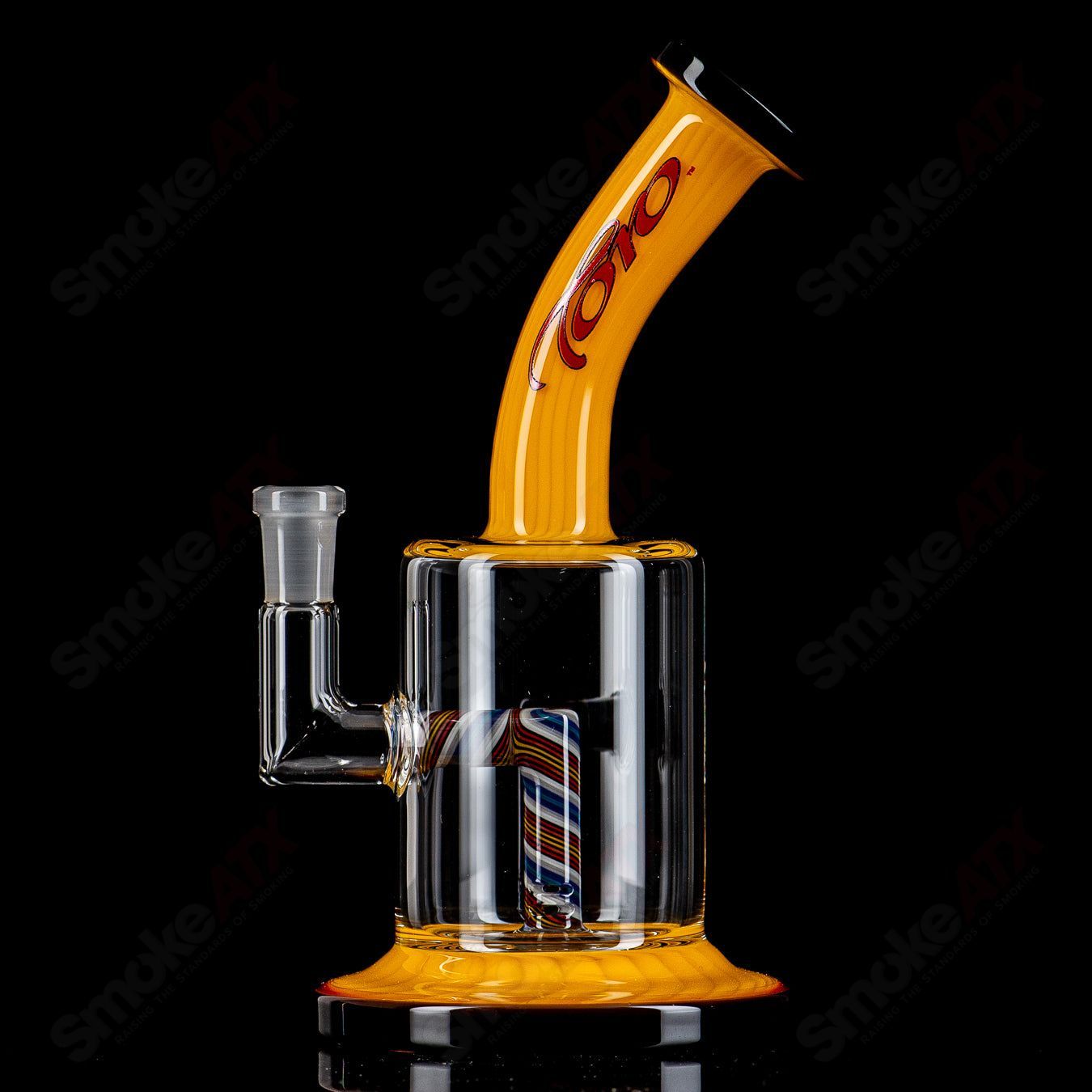 1 10mm Macro Single w/ Full Color Ft/Mp by Toro Glass - Smoke ATX