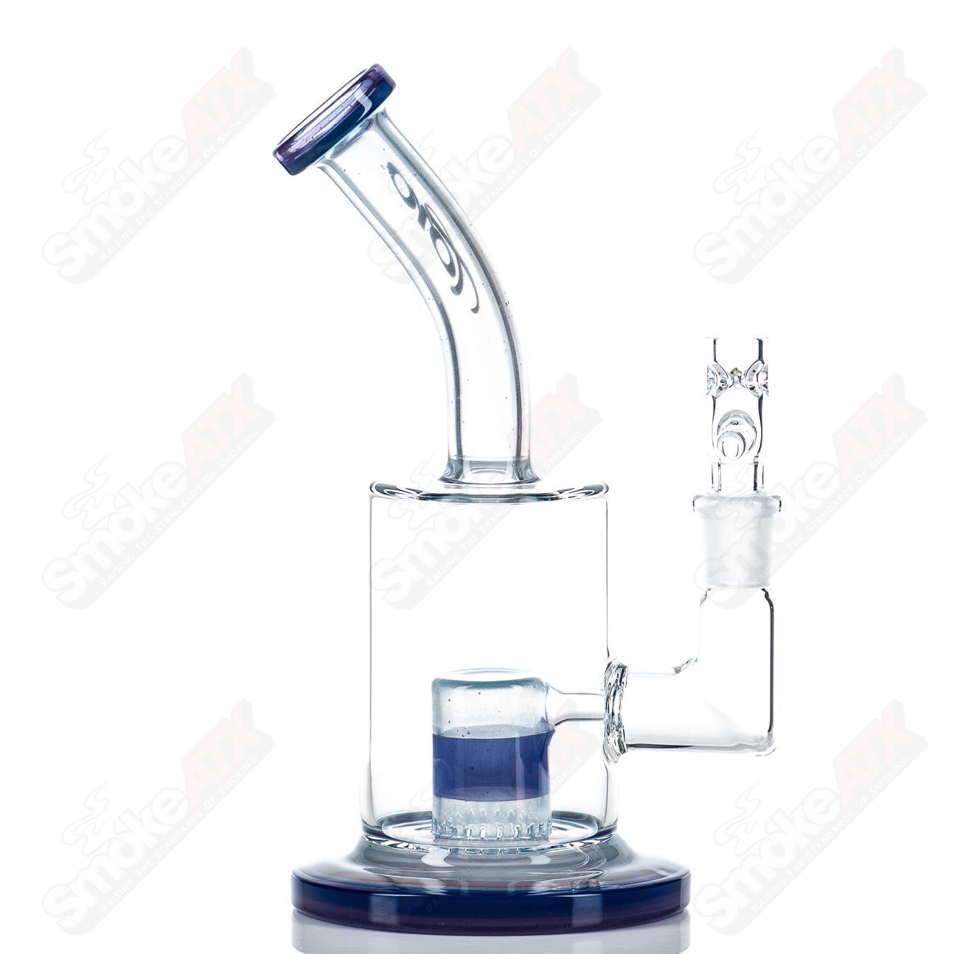 Toro Glass 14mm single froth concentrate rig with clear glass and intricate design, ideal for concentrates and dabbing.