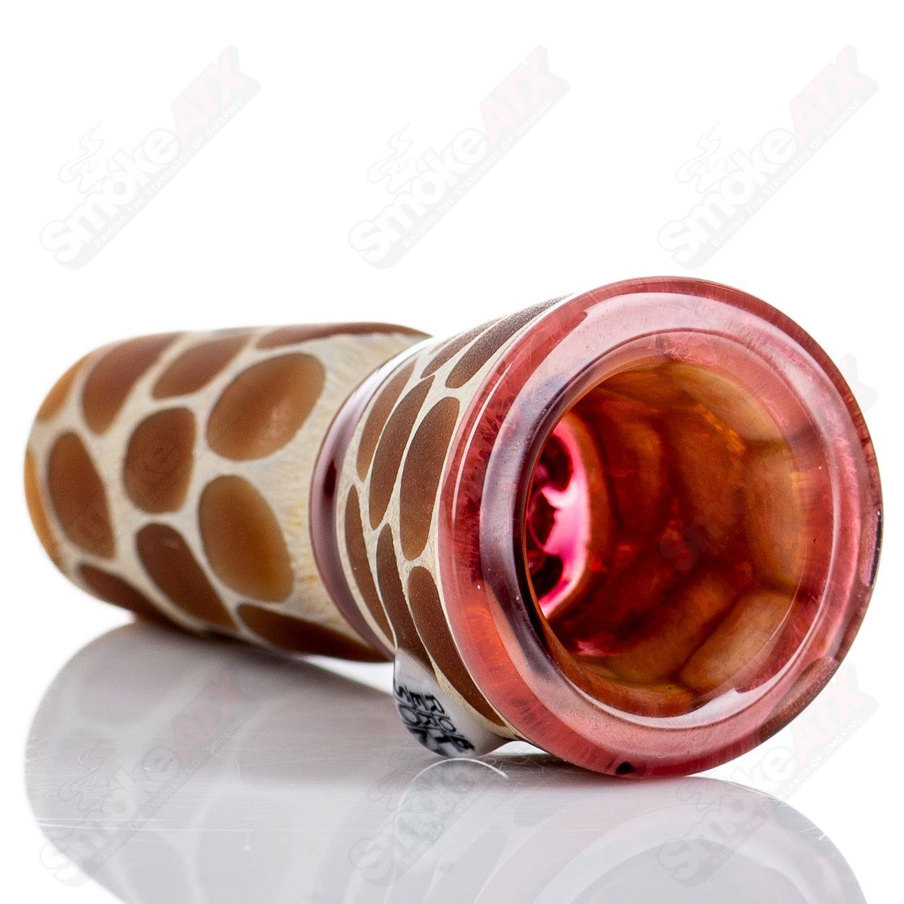 19mm Robertson Glass heady glass bowl with clear design, showcasing smooth glass craftsmanship and a wide opening.