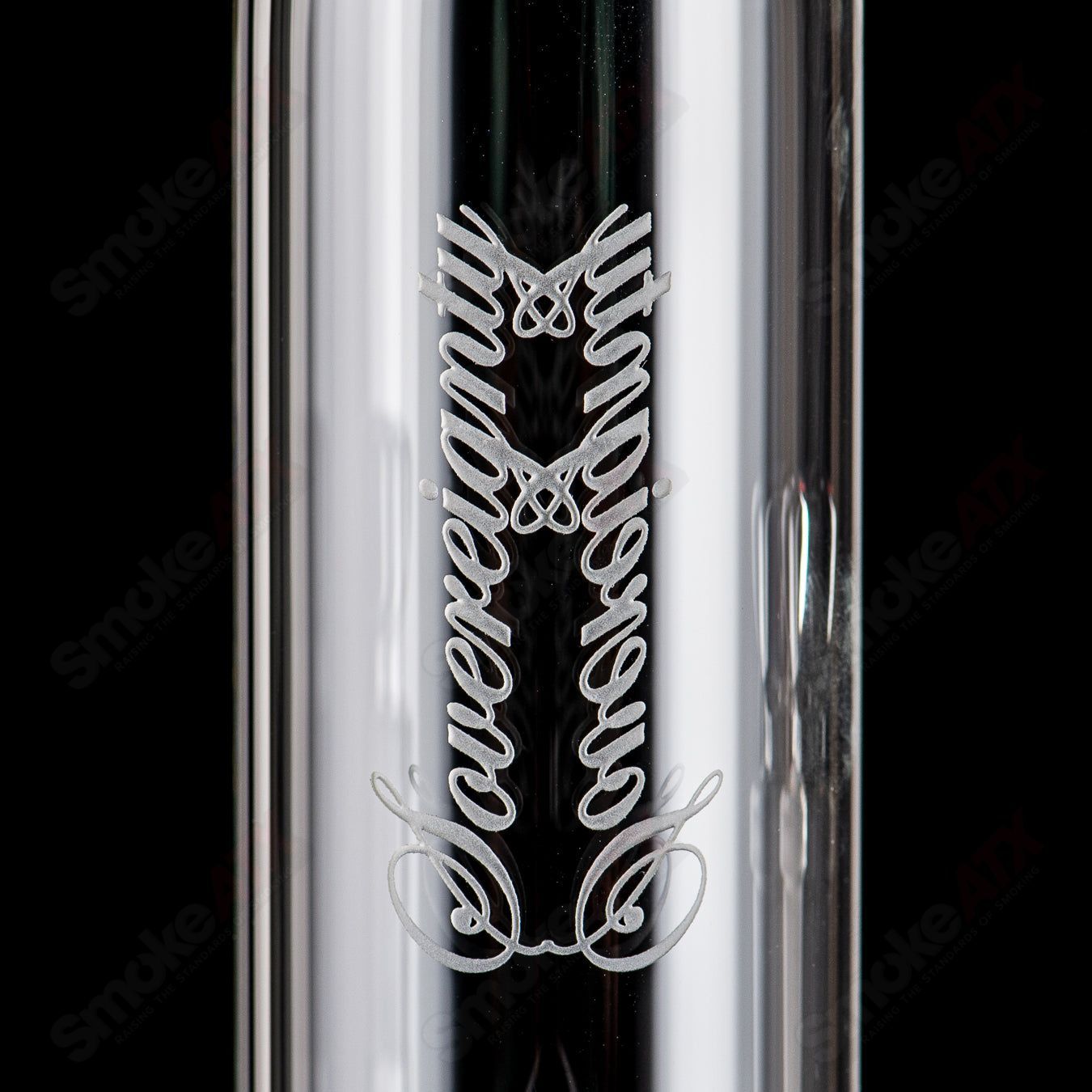 Sovereignty Glass 44x4 fixed 4-partial accent straight glass tube with clear, smooth finish and precise craftsmanship.