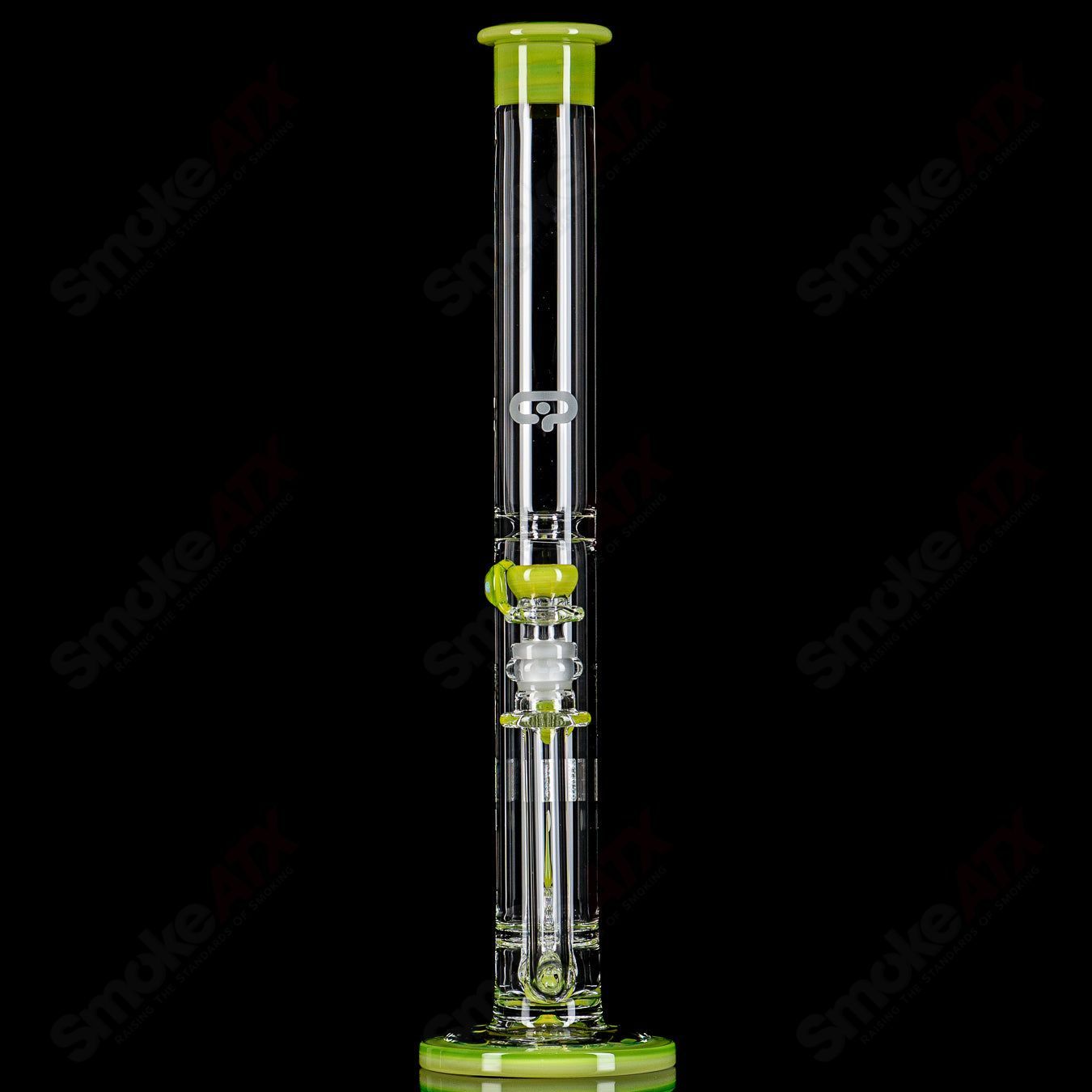 Mobius Tall Stereo Matrix V1 45T glass waterpipe with intricate design and vibrant colors for smooth smoking experience.