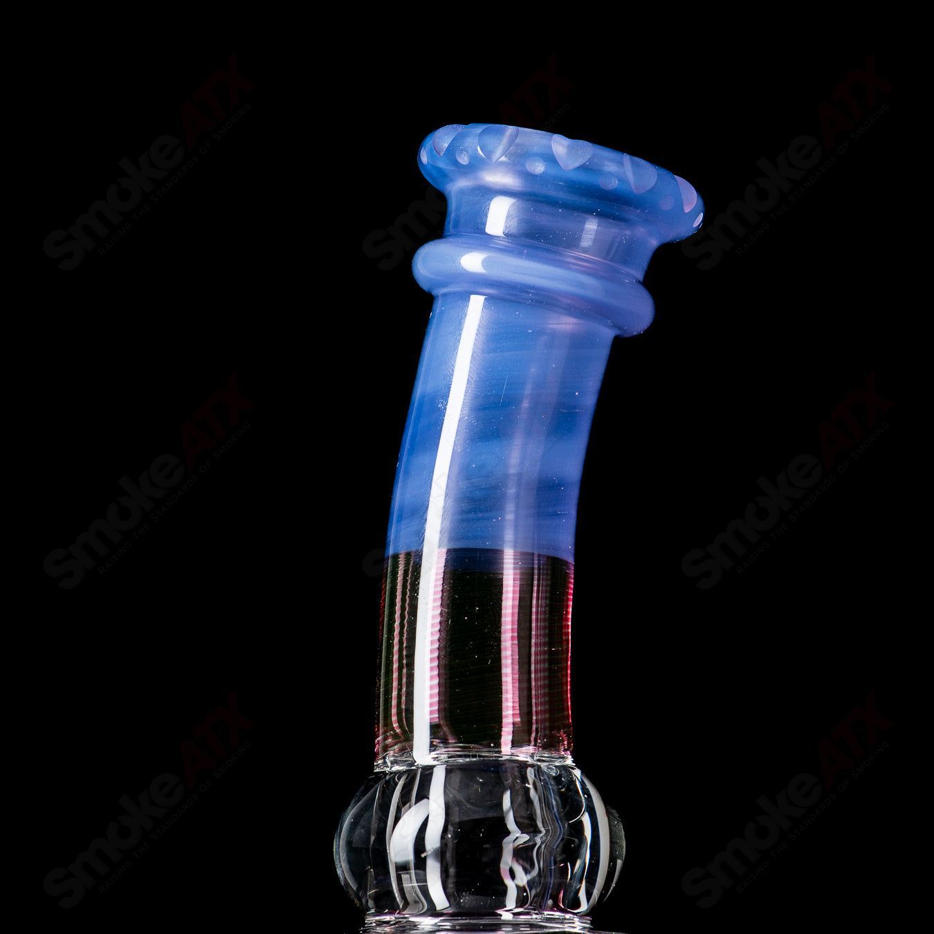 Mobius 60T V5 Hybrid Series stereo matrix glass waterpipe with intricate design and clear glass construction.