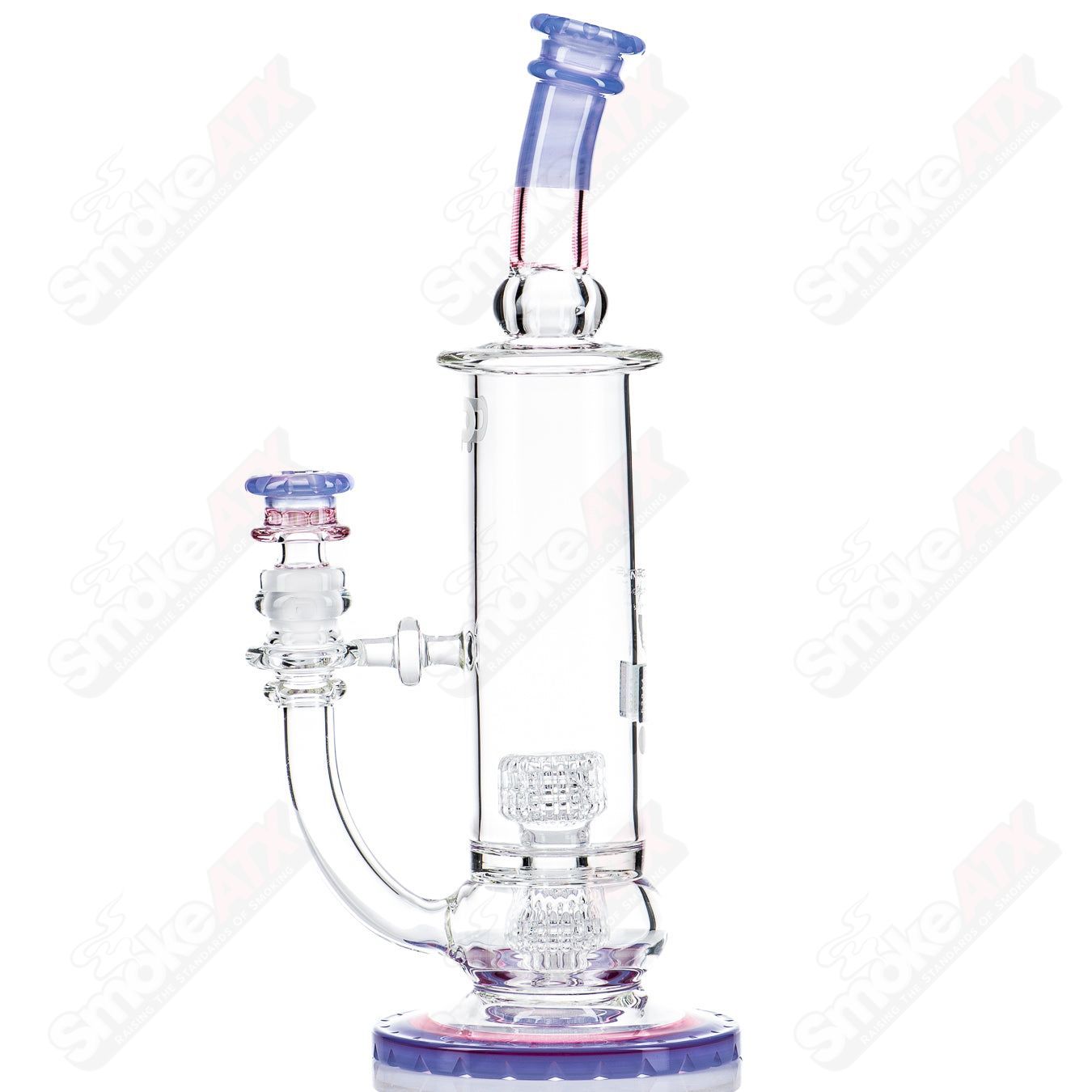 Mobius 60T V5 Hybrid Series Stereo Matrix glass waterpipe with intricate design and clear glass construction.