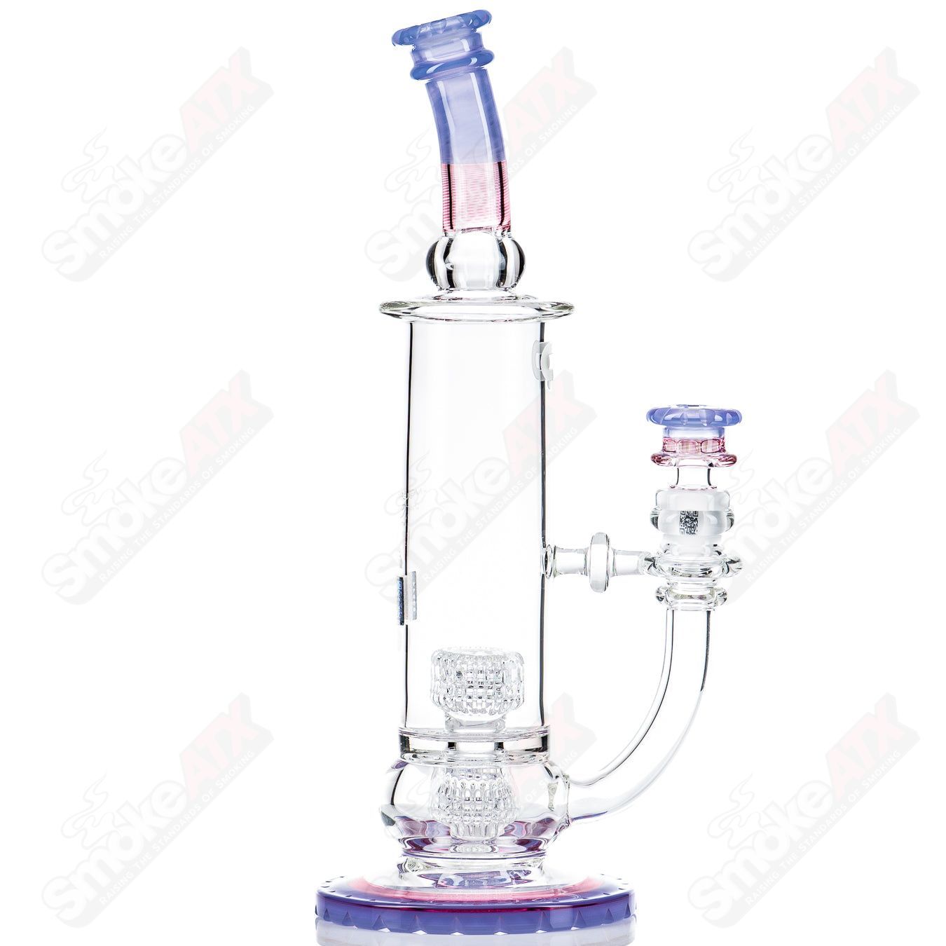 Mobius 60T V5 Hybrid Series Stereo Matrix glass waterpipe with intricate design and clear glass construction.