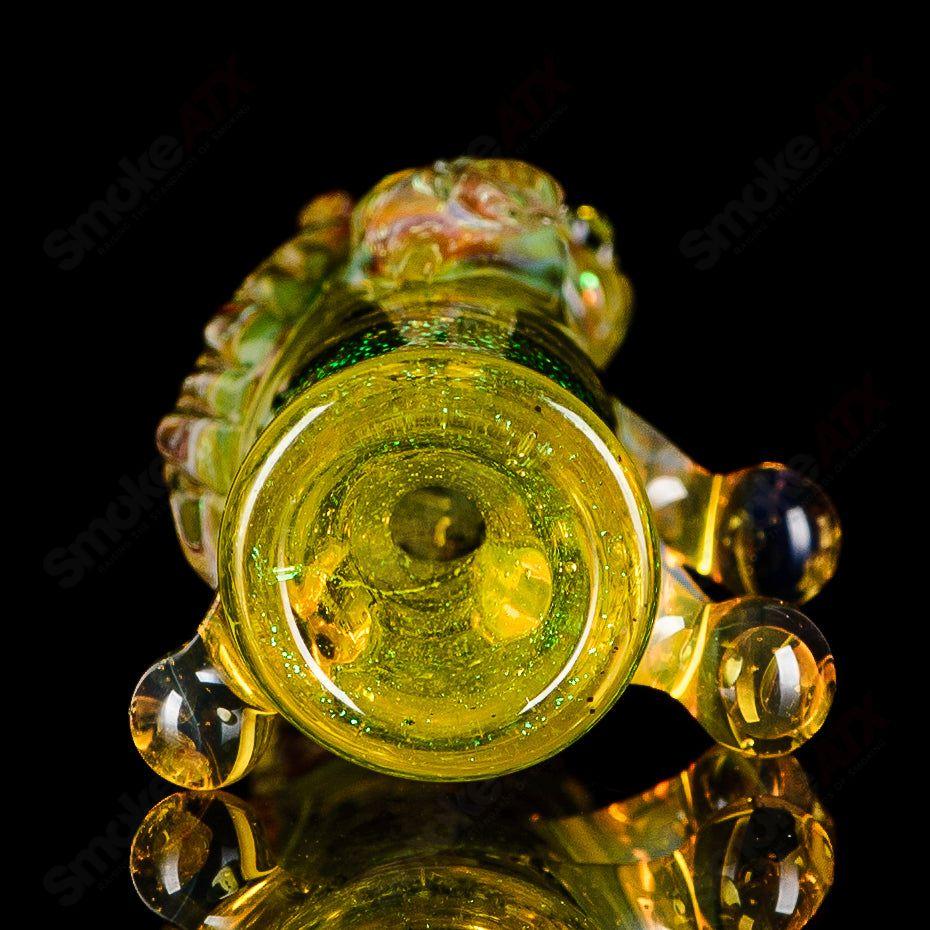 Heady glass chillum pipe by Mr. Gray featuring a sleek design and smooth glass finish for easy use.