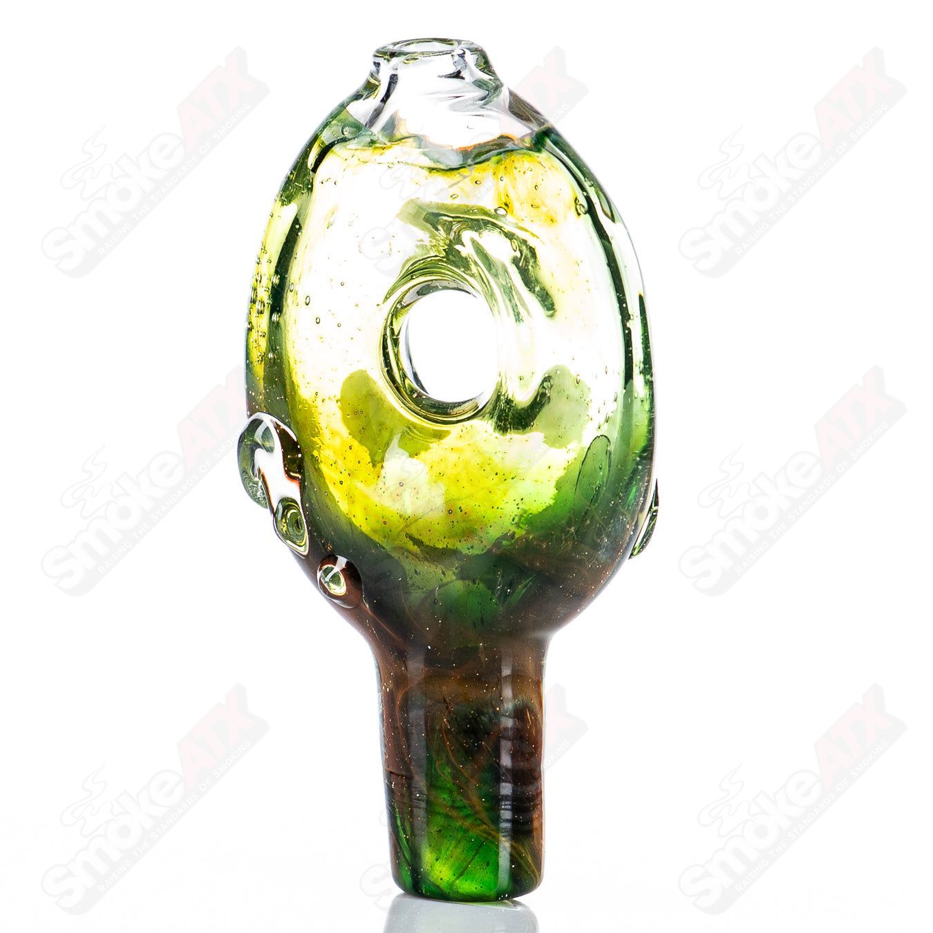 1 Dab Straw Holder Glass by Nobody - Smoke ATX