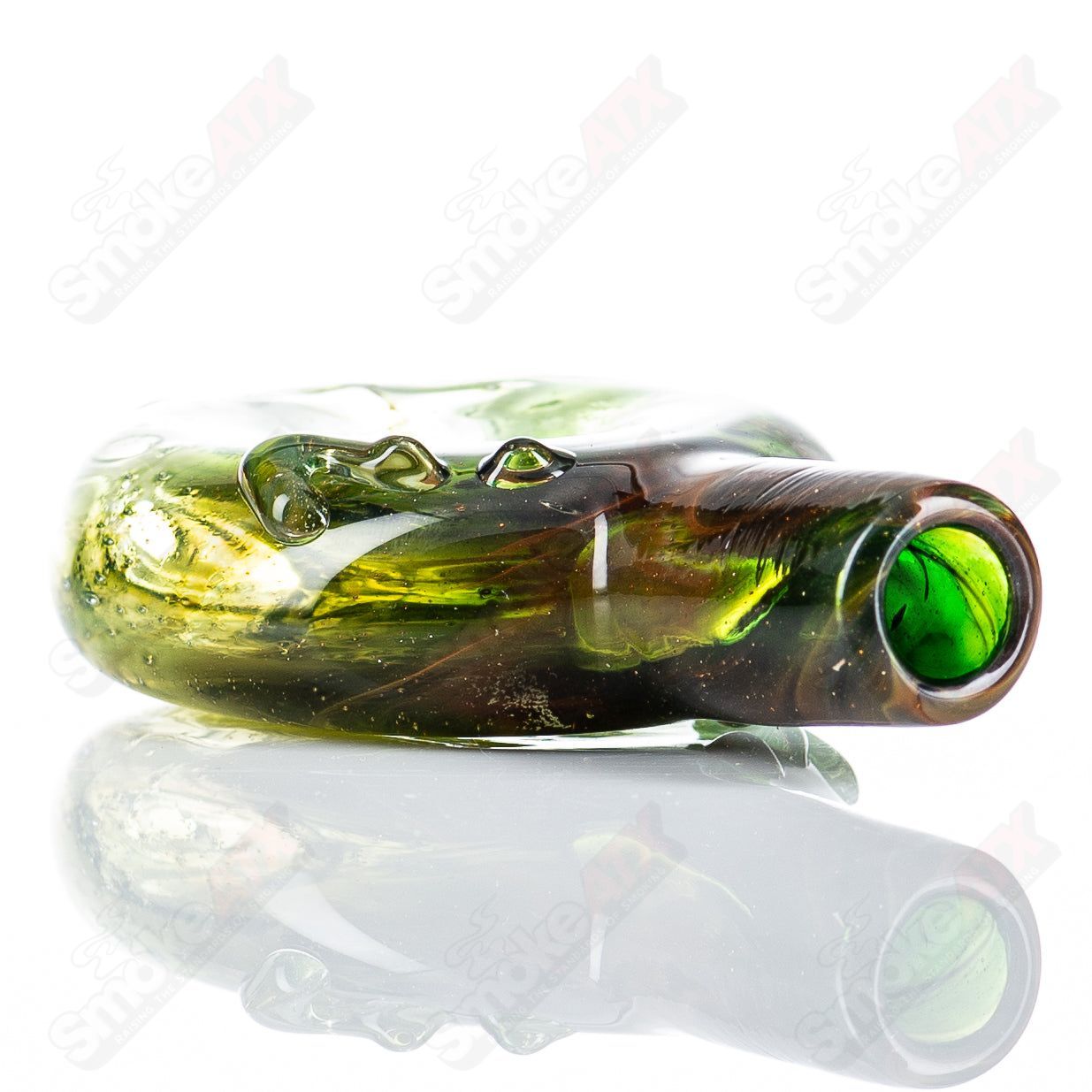 1 Dab Straw Holder Glass by Nobody - Smoke ATX