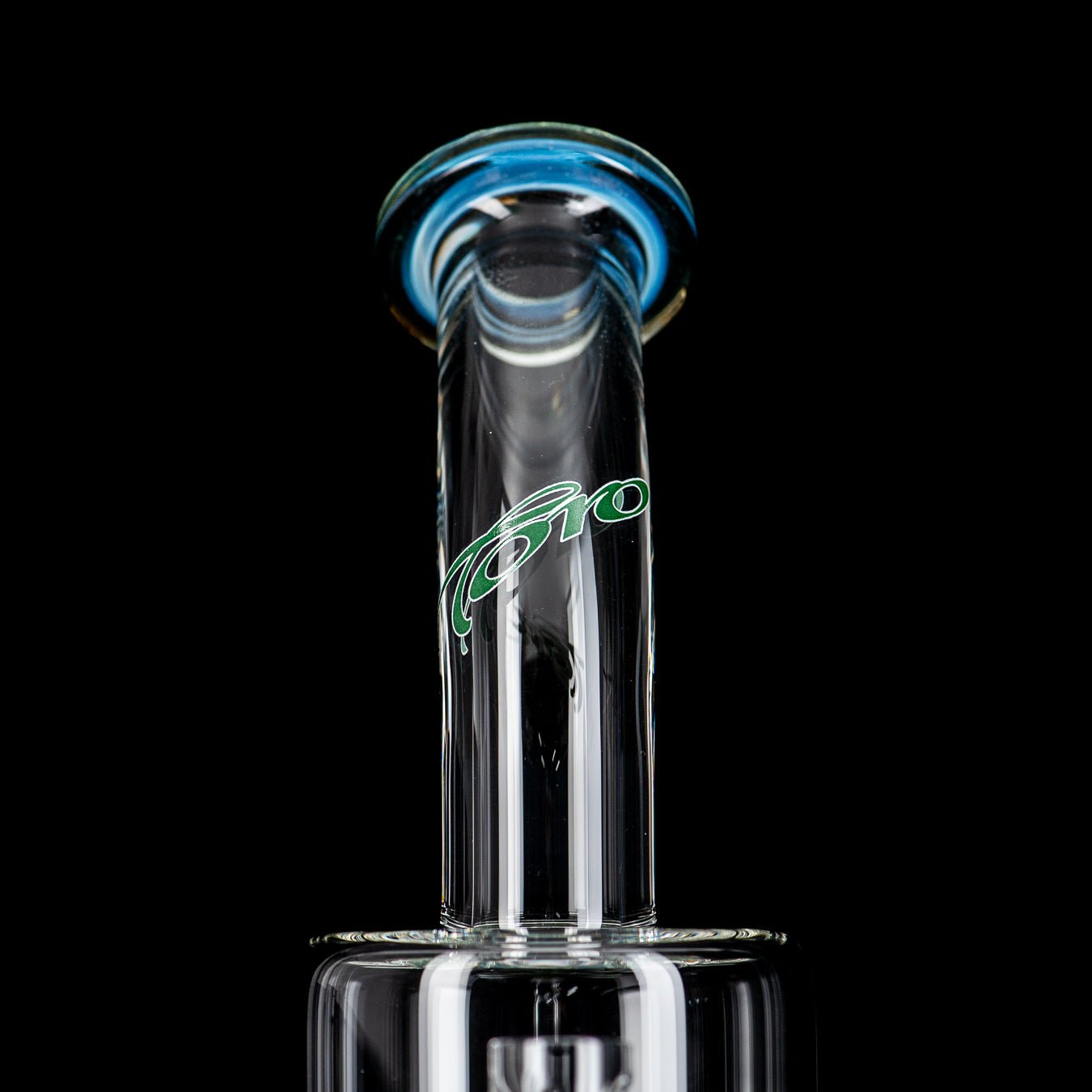 1 Double Micro 7/13 Arm Perc w/ Colored Caps by Toro Glass - Smoke ATX