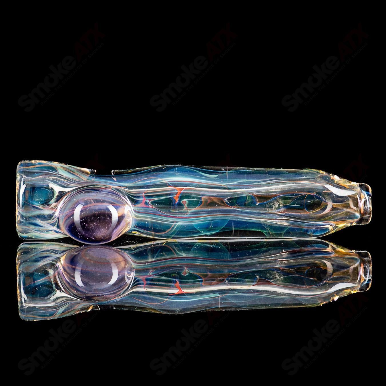 1 Inside Out Chillum by JMK Glass - Smoke ATX