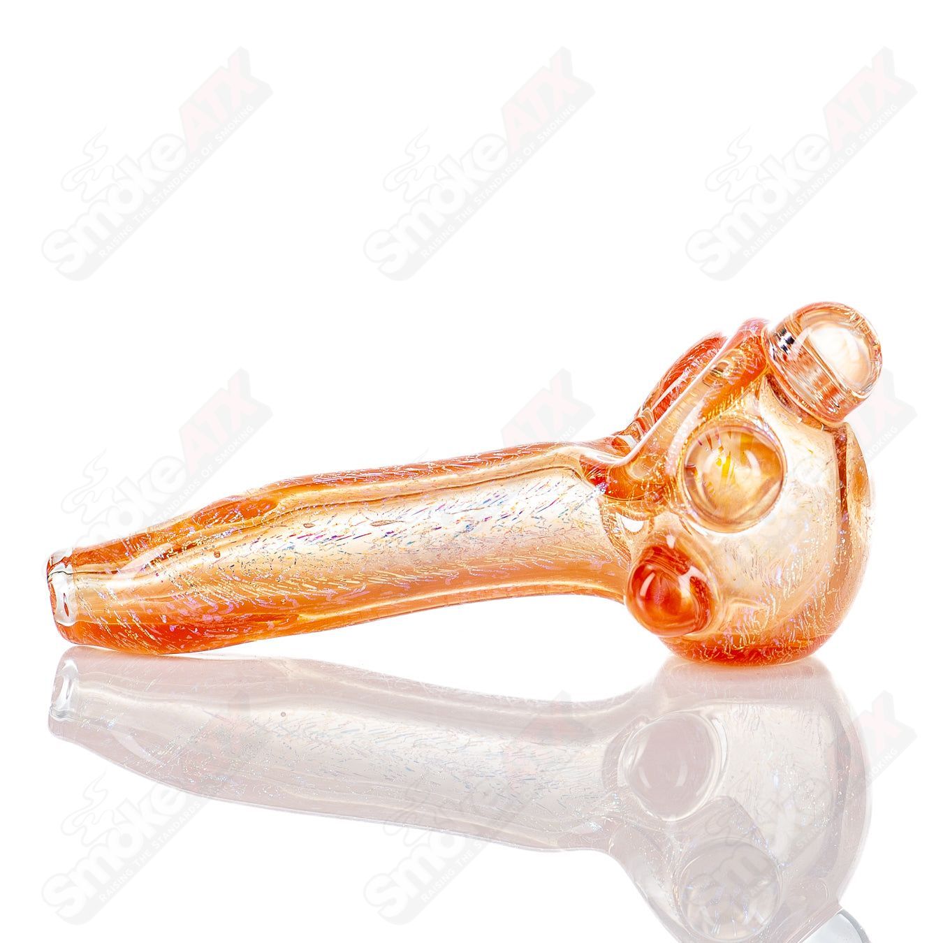 1 Medium Dichro Spoon (Over Orange) by SPG - Smoke ATX