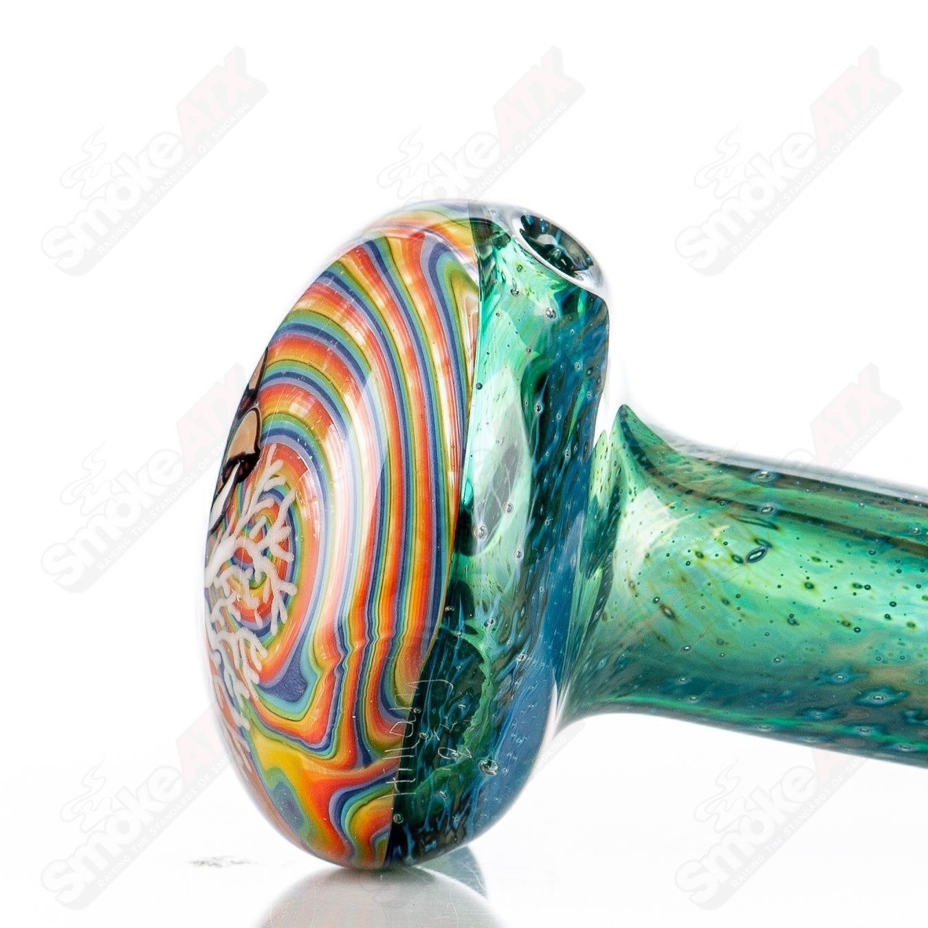 1 Mushroom Wig Wag Discflip Spoon Chillery Bogart - Smoke ATX