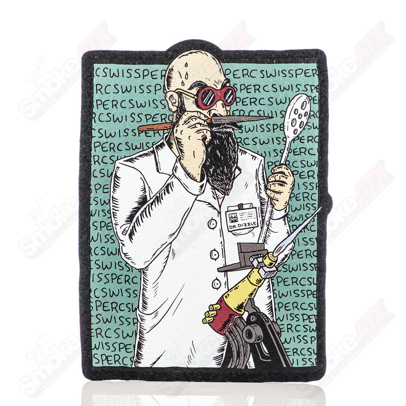 1 of 1 Fume Swiss Oiler Rig Collab W/ Ease Glass - Smoke ATX