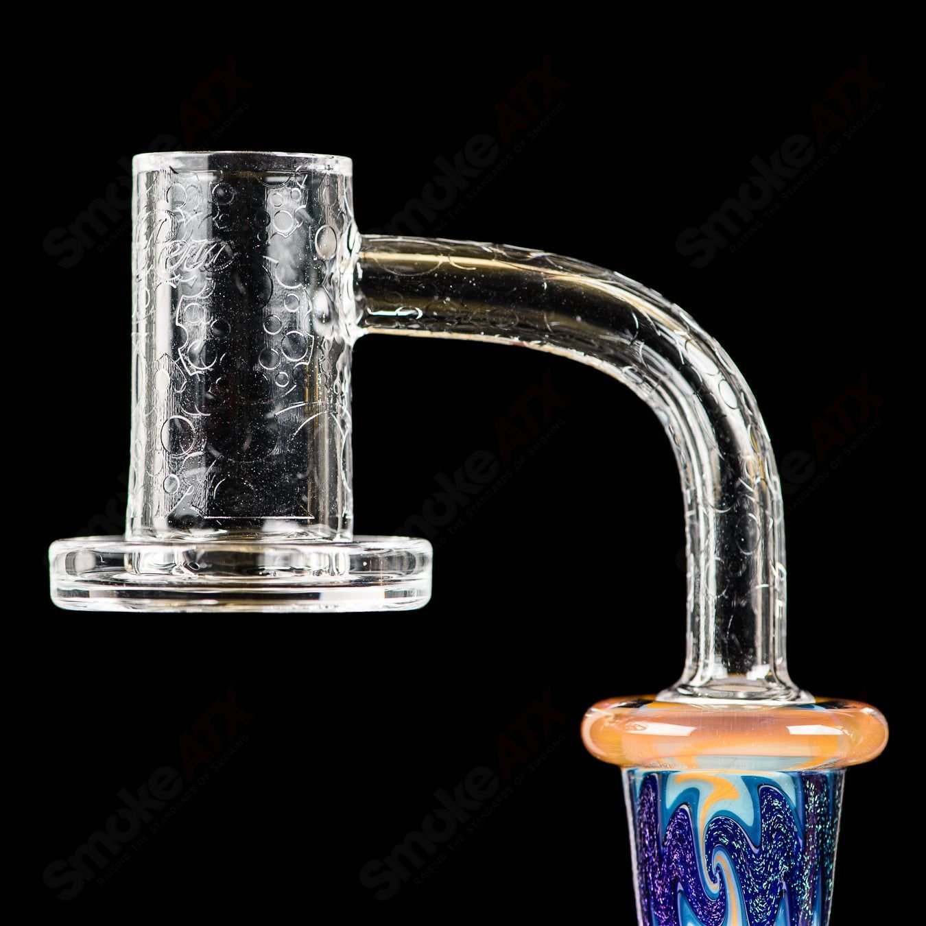 1 of 1 Fume Swiss Oiler Rig Collab W/ Ease Glass - Smoke ATX