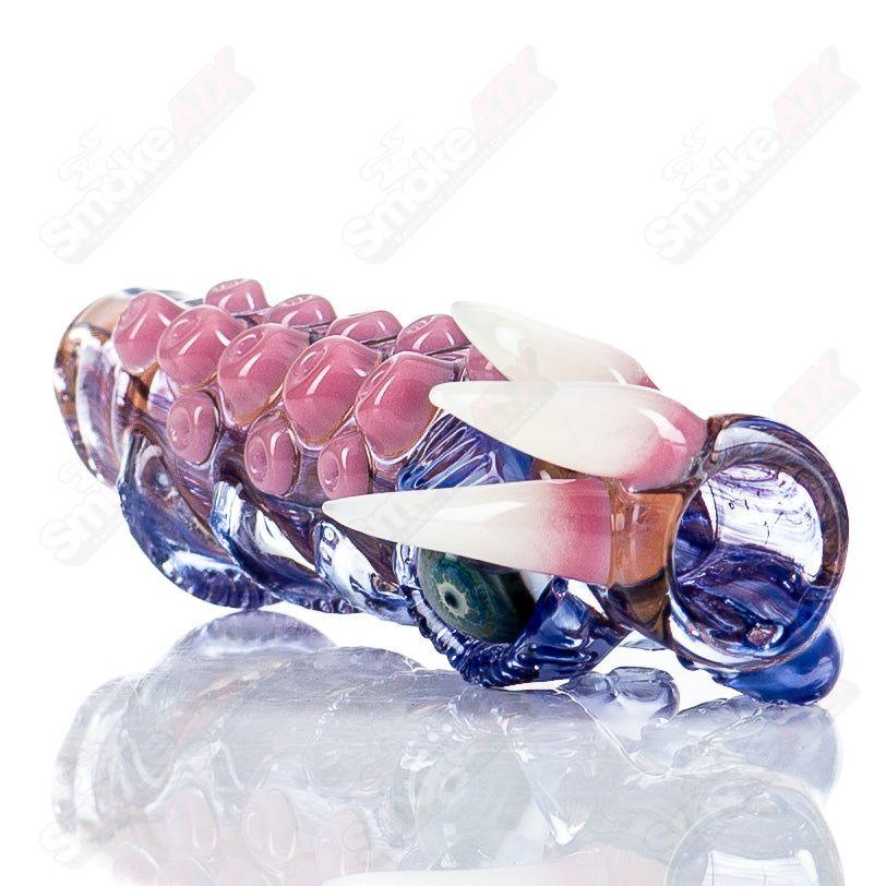 Onie by Nobody Glass x SALT heady glass chillum with colorful design and intricate glasswork, designed for smooth smoking experiences.