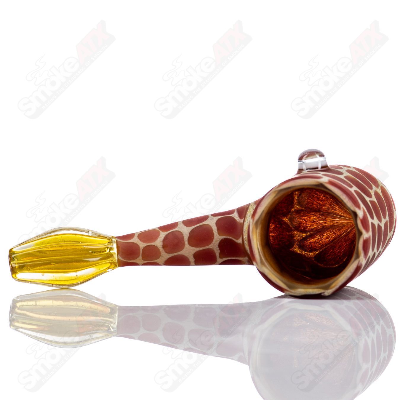 Glass Puffco Proxy attachment by Robertson Glass, clear and intricate design for enhanced vapor experience.