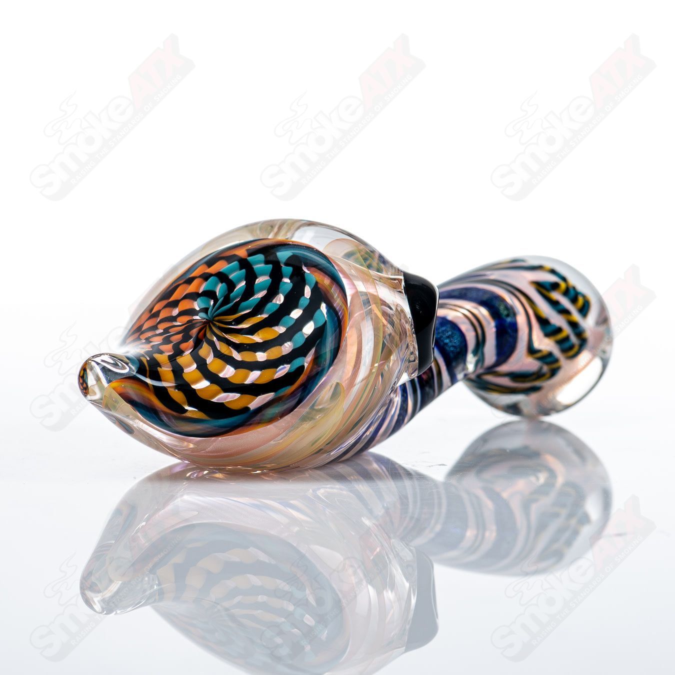 1 Reticello Sherlock w/ Dichro Stem Talent Glass - Smoke ATX