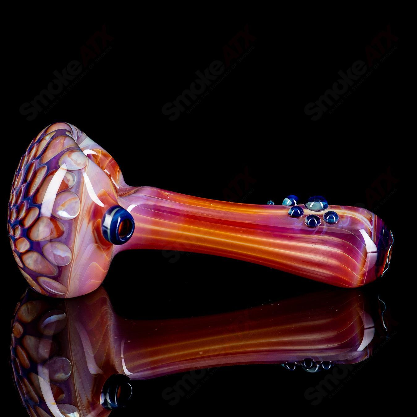 1 Serendipity Spoon w Honeycomb Endcap Uncle Fish - Smoke ATX