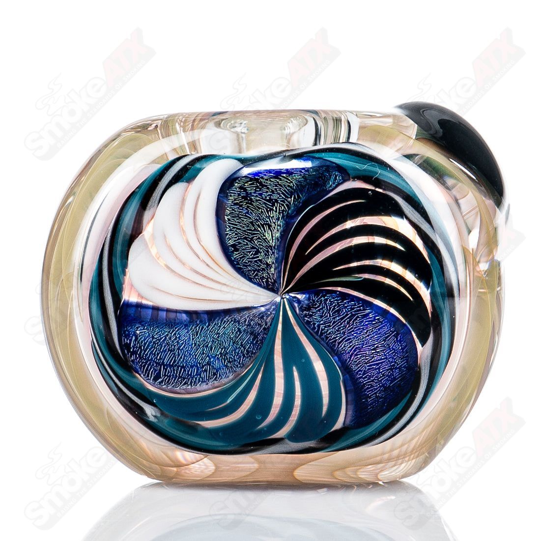 1 Three Dichro Petal Spoon Talent Glass - Smoke ATX