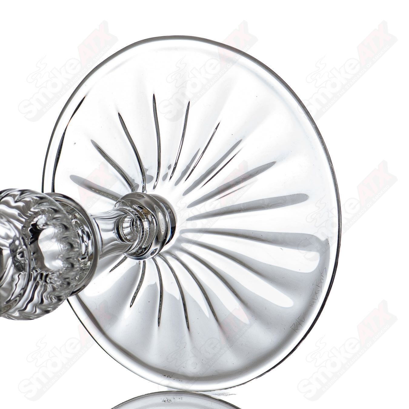 1 Wine Glass Venetian Rad Glass - Smoke ATX