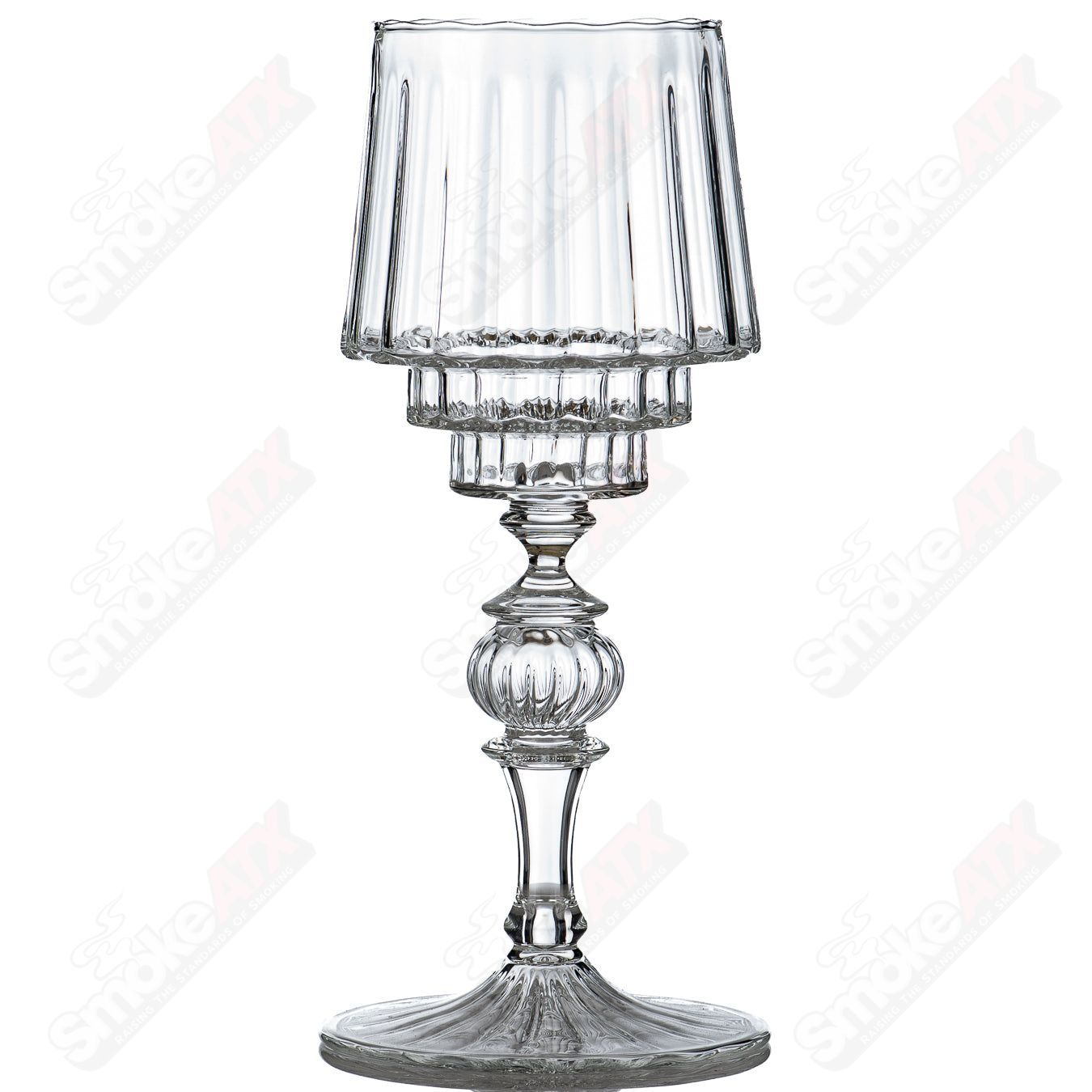 1 Wine Glass Venetian Rad Glass - Smoke ATX