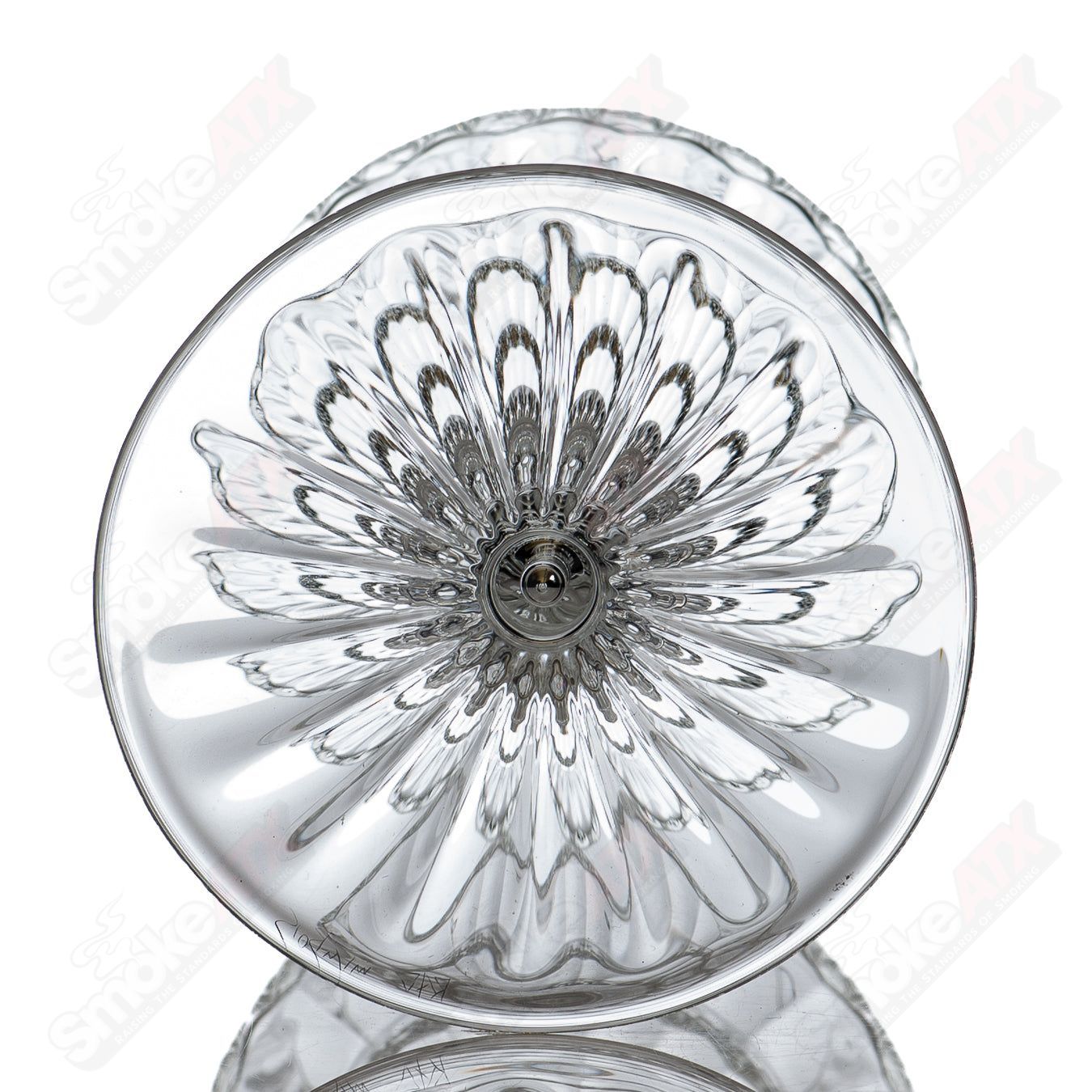 1 Wine Glass Venetian Rad Glass - Smoke ATX