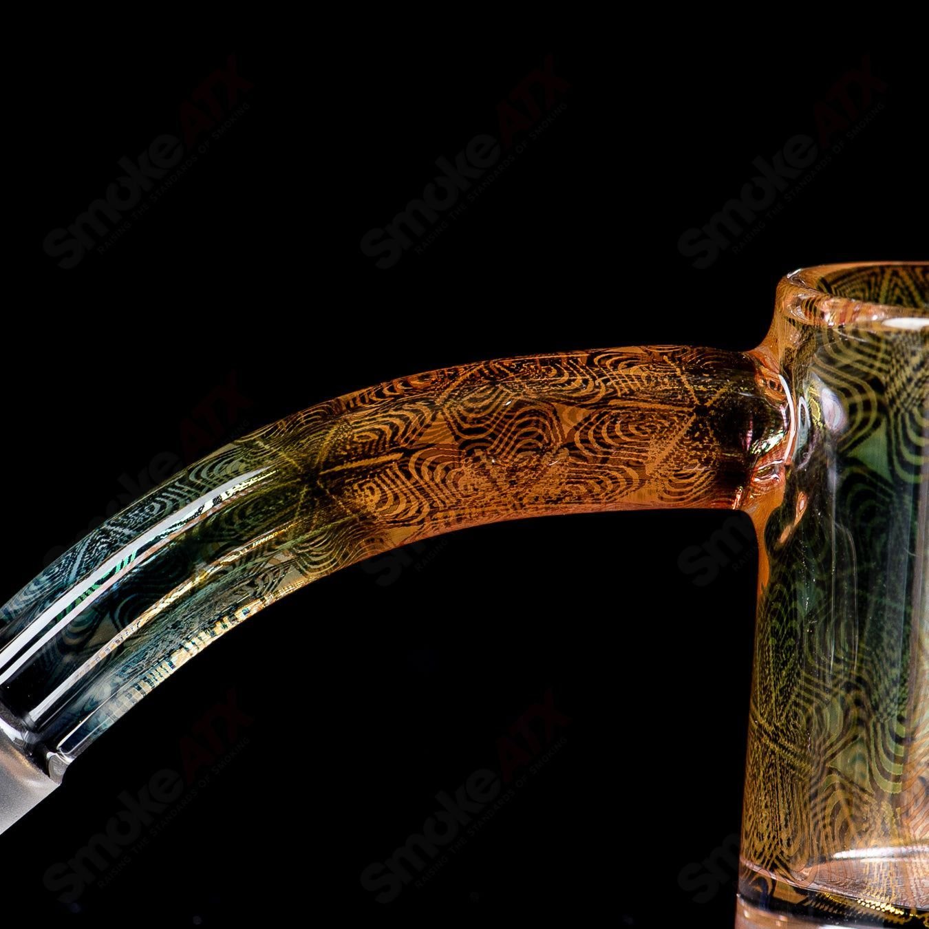 10/45 Binary Banger Collab by Quave x Mothership Glass - Smoke ATX