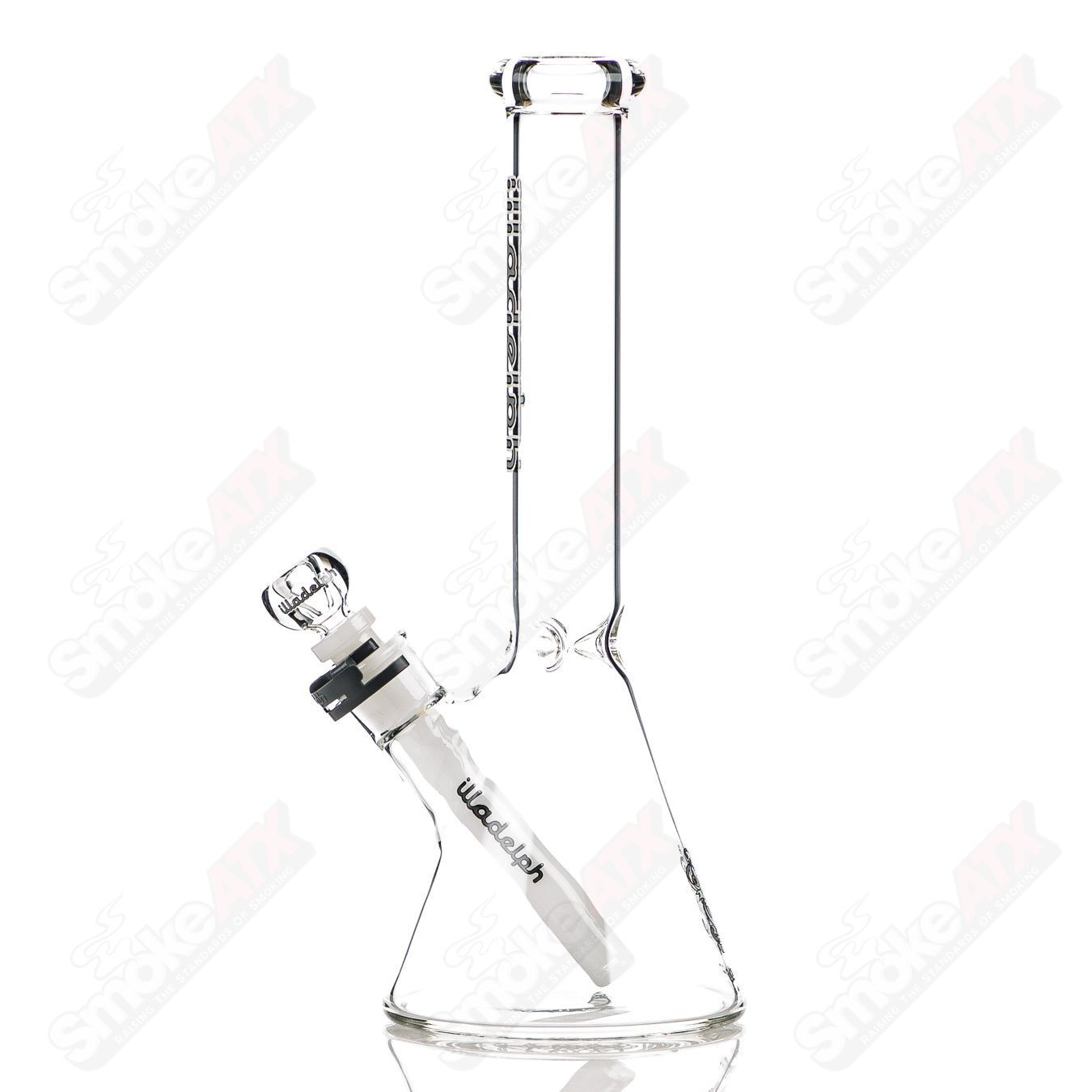 Gray 12-inch 5mm Mini Beaker by Illadelph, clear glass laboratory-style beaker for sampling or display.