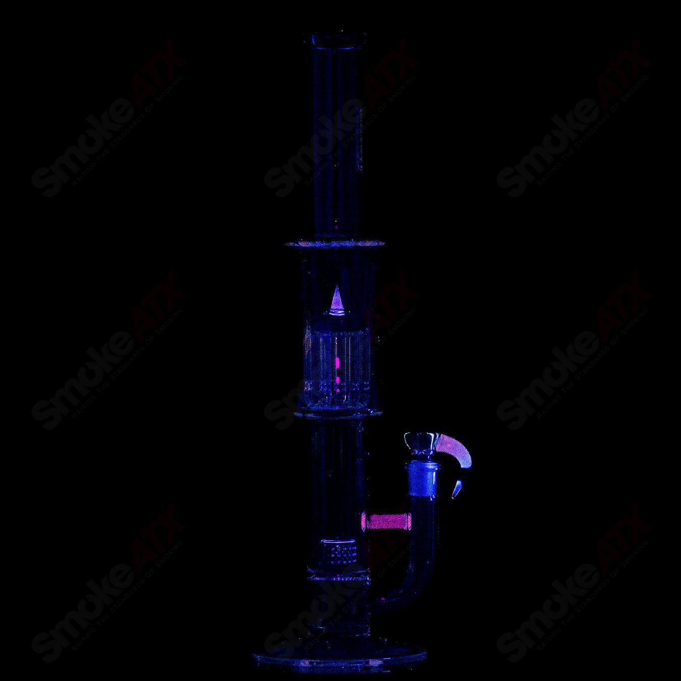 Sovereignty Glass 12-arm grid cap with minor accent, heady glass piece featuring intricate design and vibrant details.