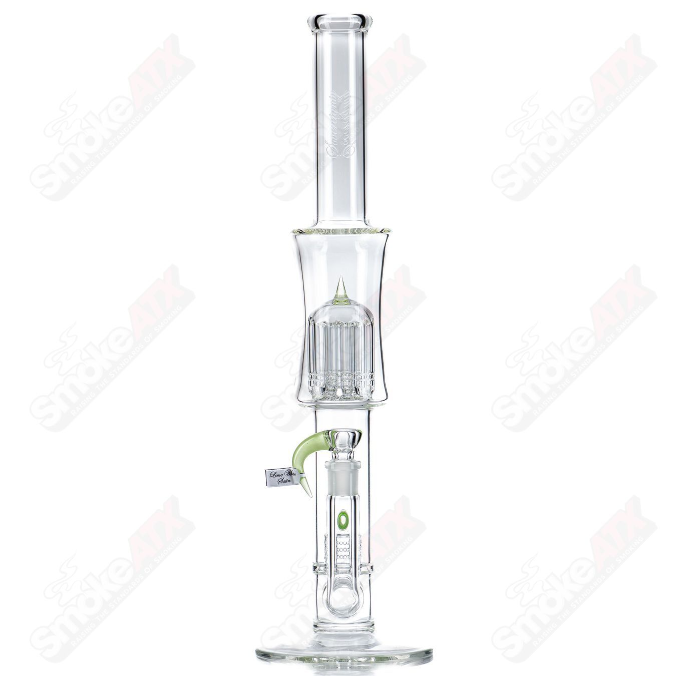 Sovereignty Glass 12-arm grid cap with minor accent, heady glass piece featuring intricate design and vibrant colors.