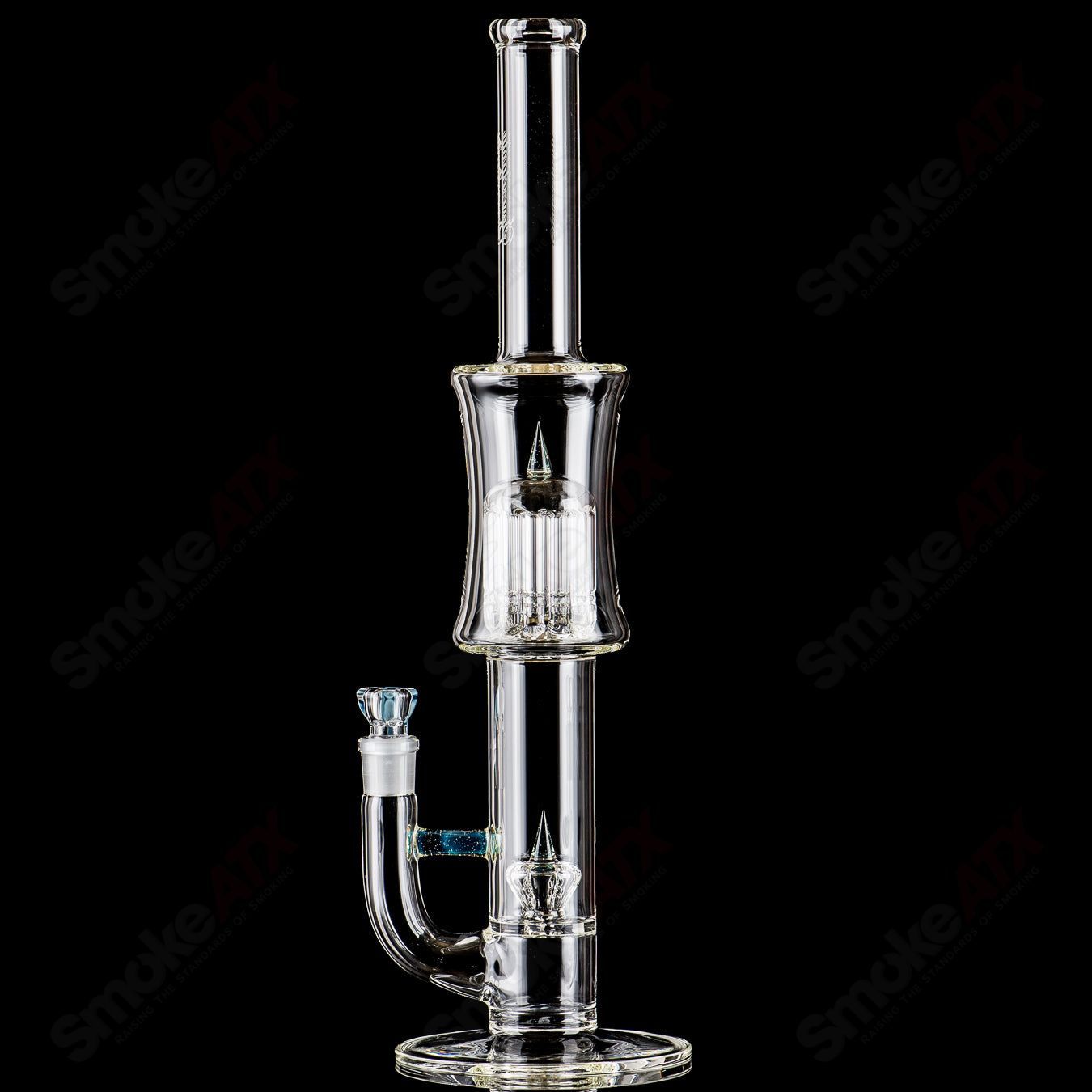 Sovereignty Glass 12-arm Imperial Minor Accent Heady Glass, intricate design with multiple arms and detailed craftsmanship.