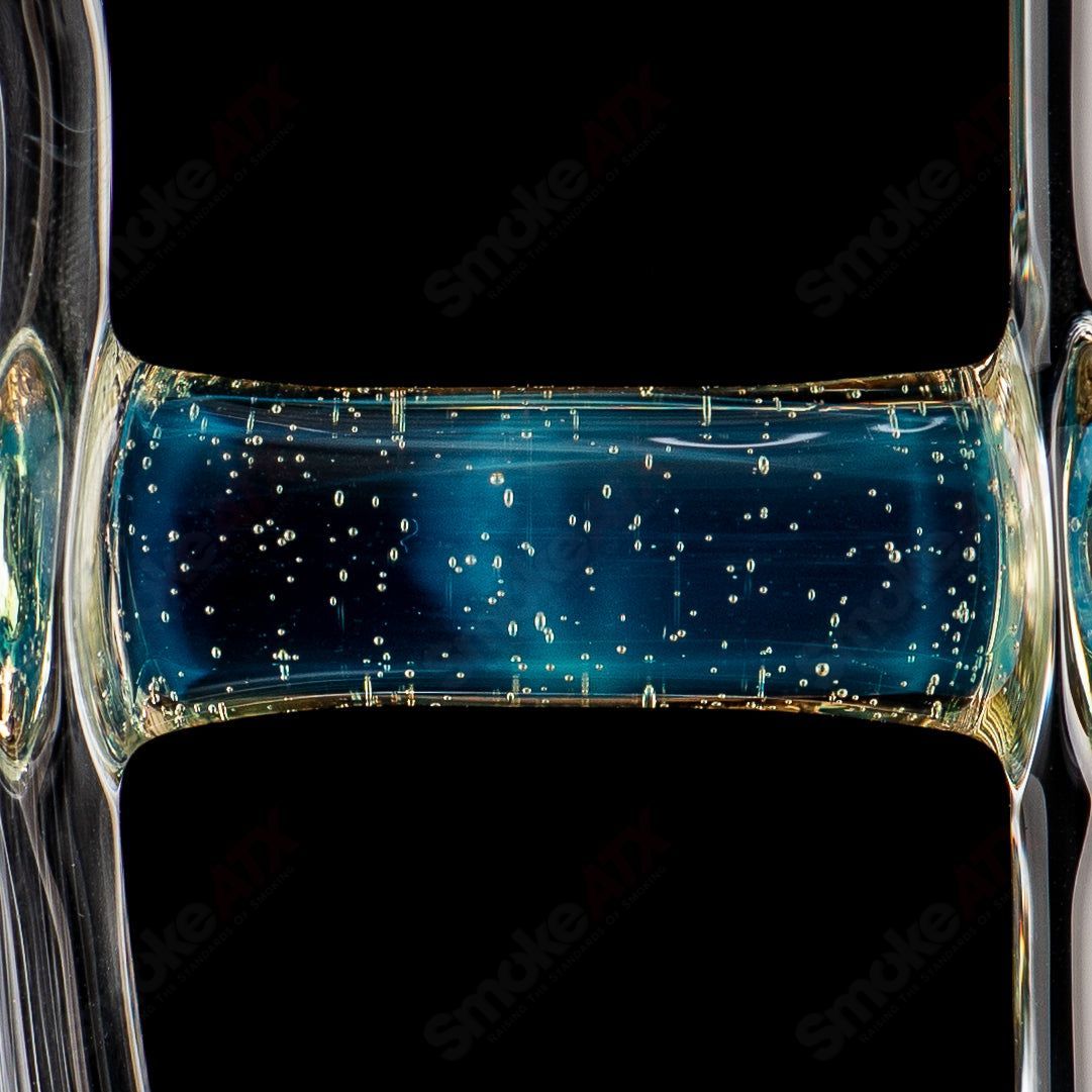 Heady Glass 12-arm Imperial Minor Accent by Sovereignty Glass featuring intricate glasswork and a decorative design.