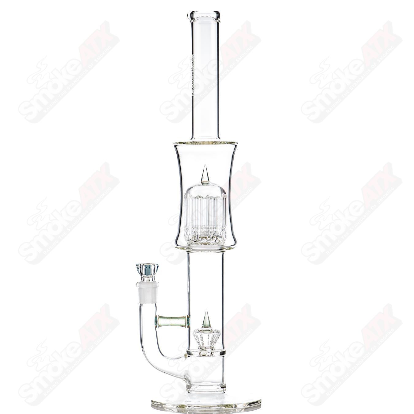 Sovereignty Glass 12-arm Imperial Minor Accent Heady Glass with intricate design and multiple arms for artistic display.