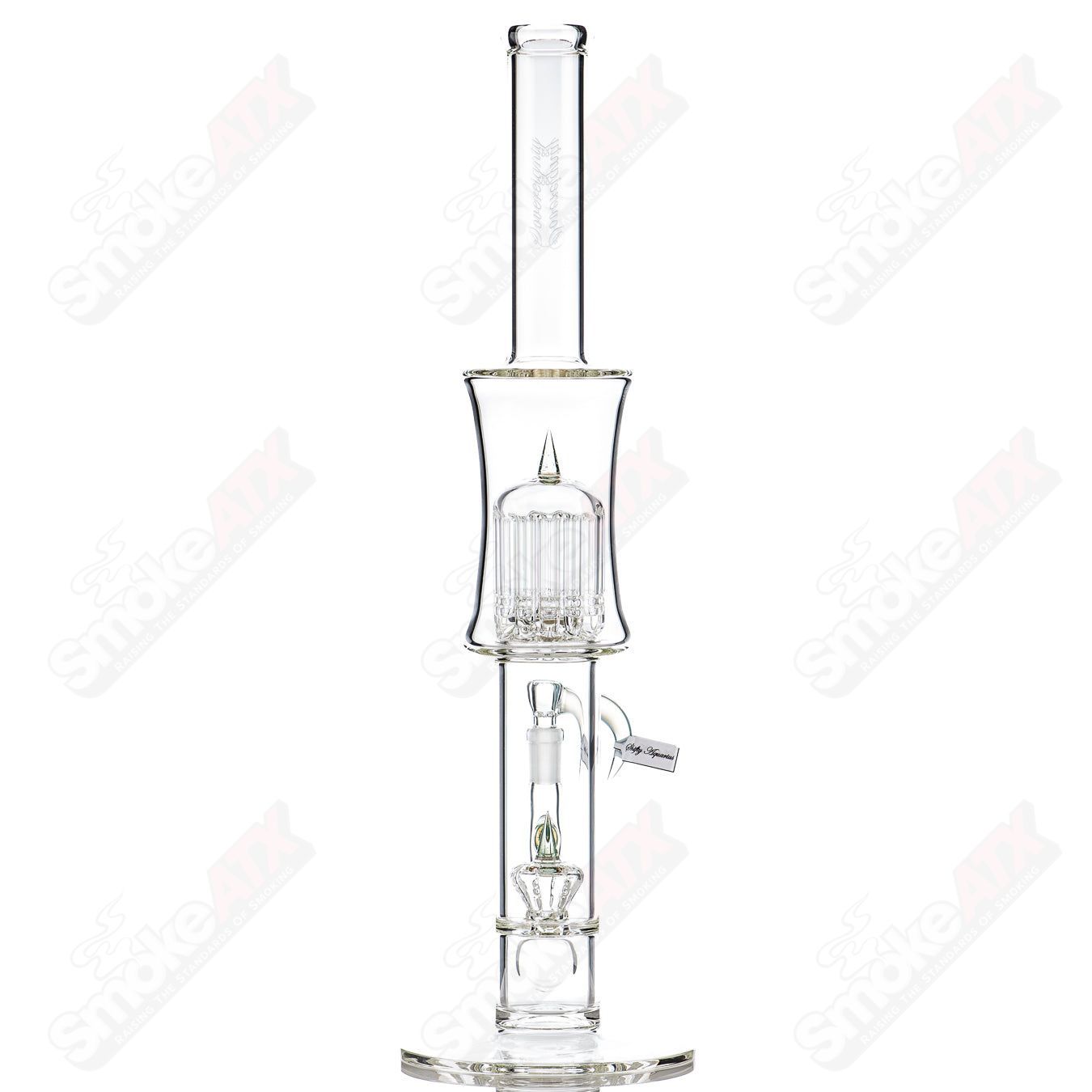Heady Glass 12-arm Imperial Minor Accent piece by Sovereignty Glass featuring intricate glasswork and detailed design.