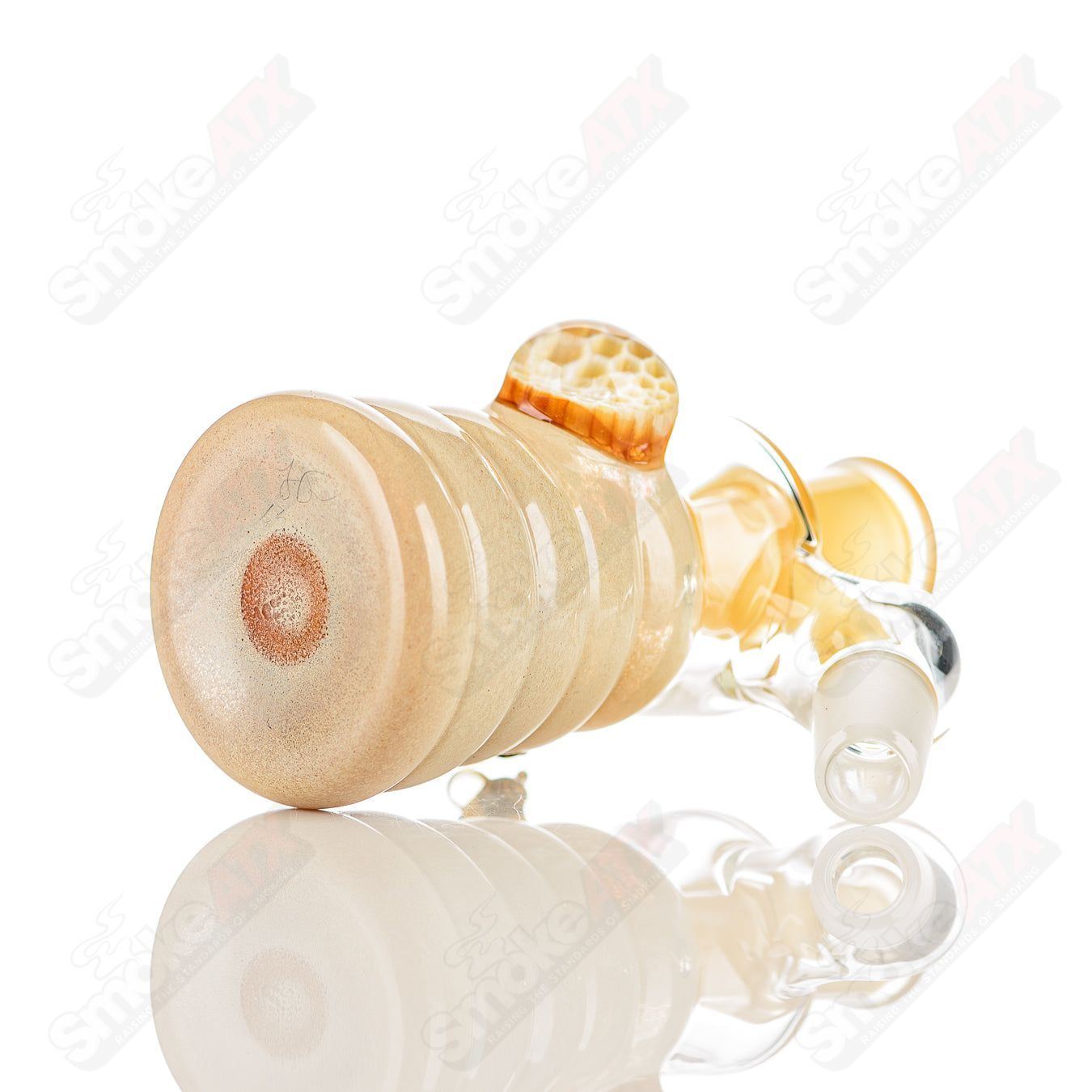 14/45 Bee Hive Dry Catcher Joe P Glass - Smoke ATX