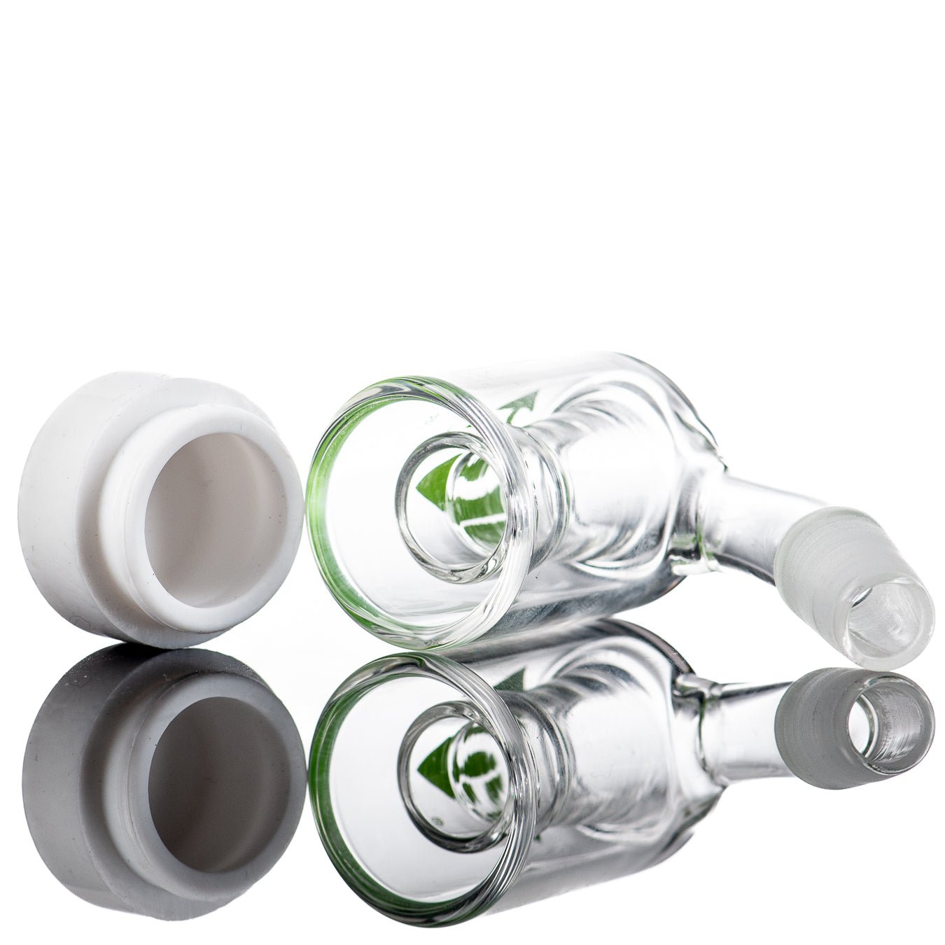 Smoke ATX 14/45 Mini Silicone Bottom Dry Catcher glass with diamond pattern, designed for dry catching and filtration.